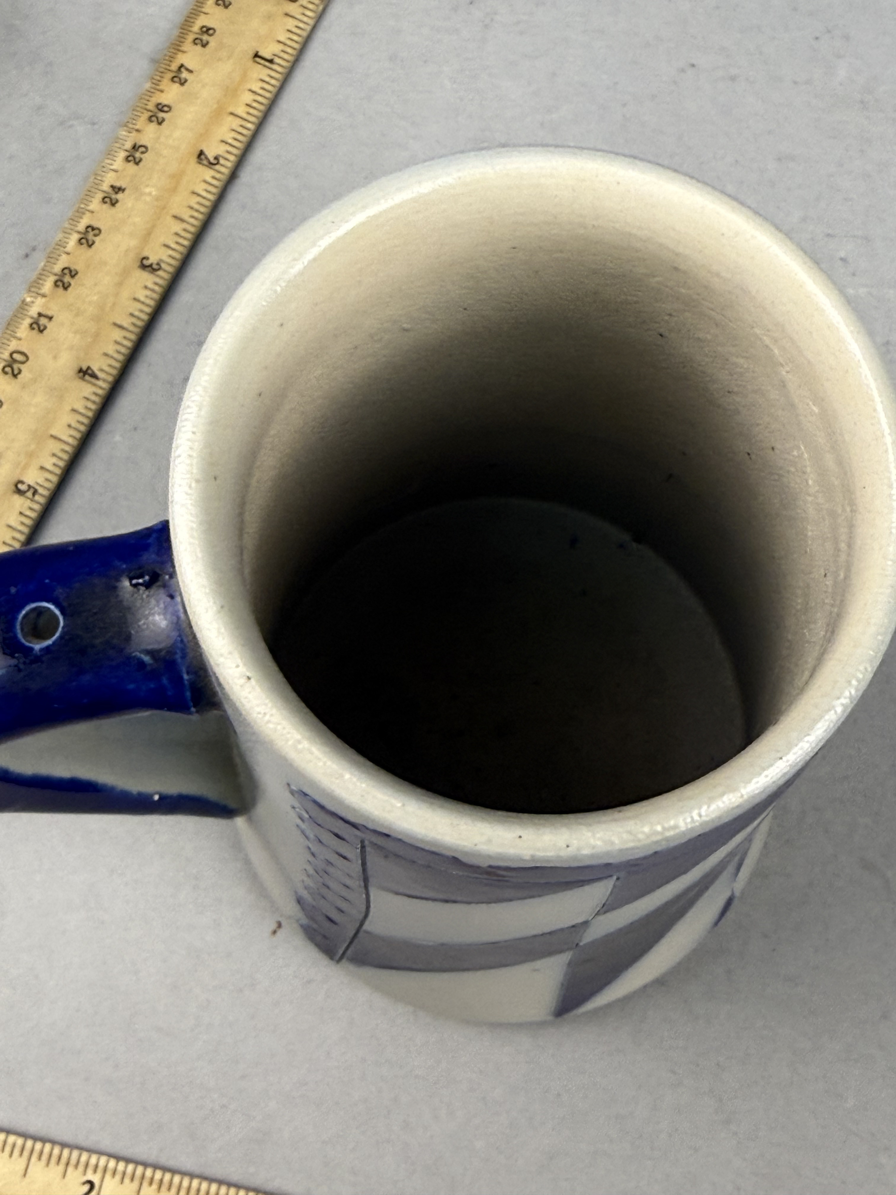Salt-Glazed Bavarian Stoneware Stein