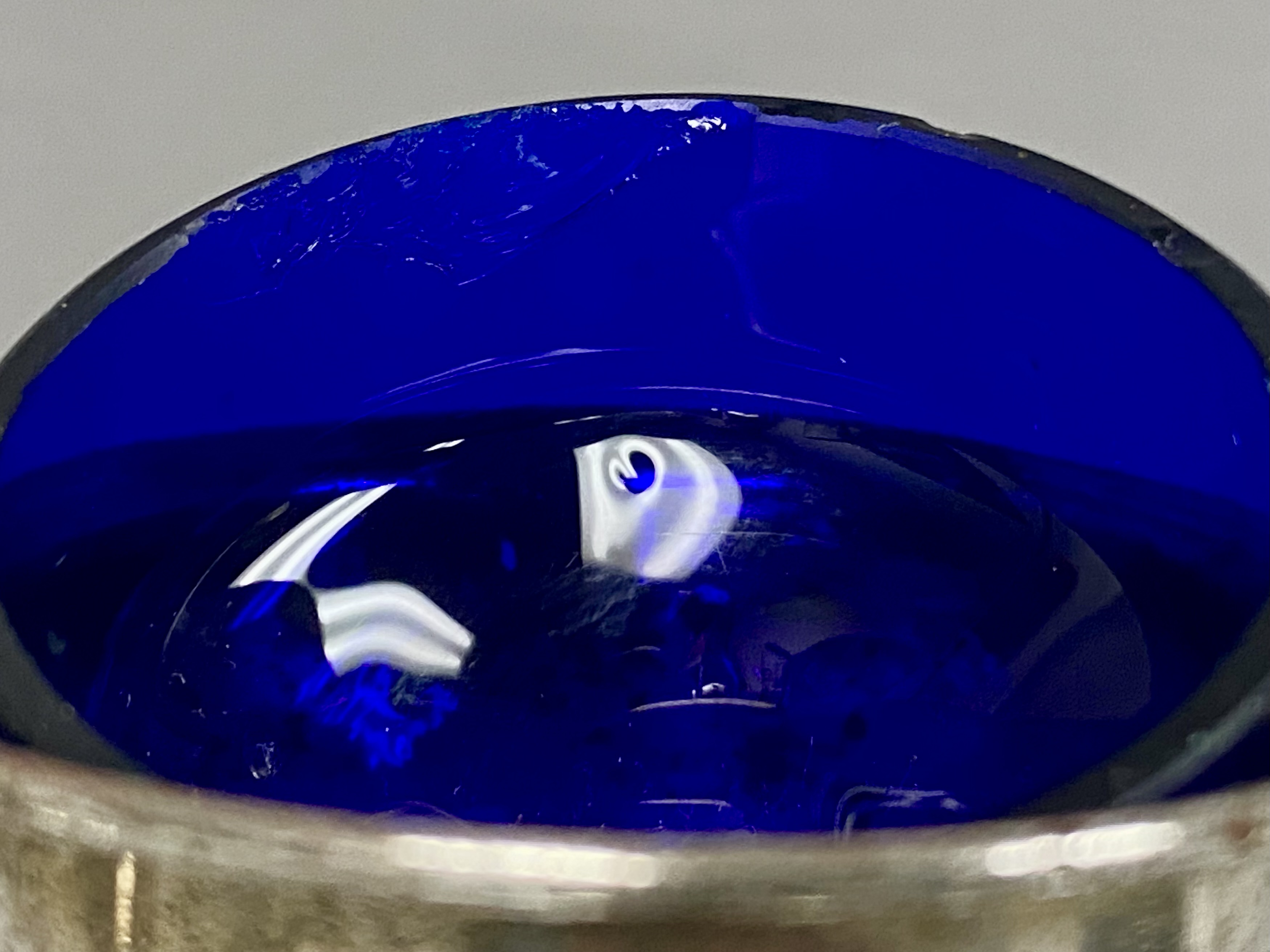 Silver-Plated Pedestal Salt Cellars