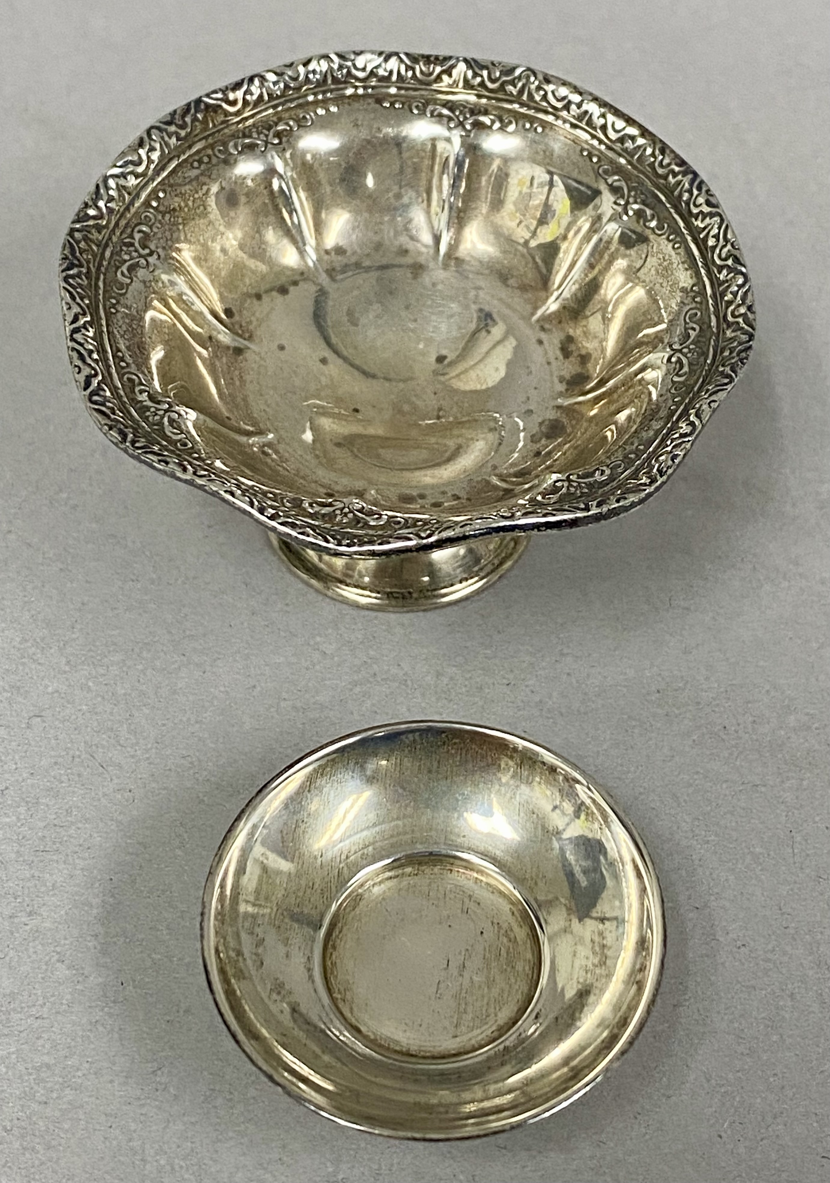 Webster and Raimond Sterling Silver Dishes 19.48g
