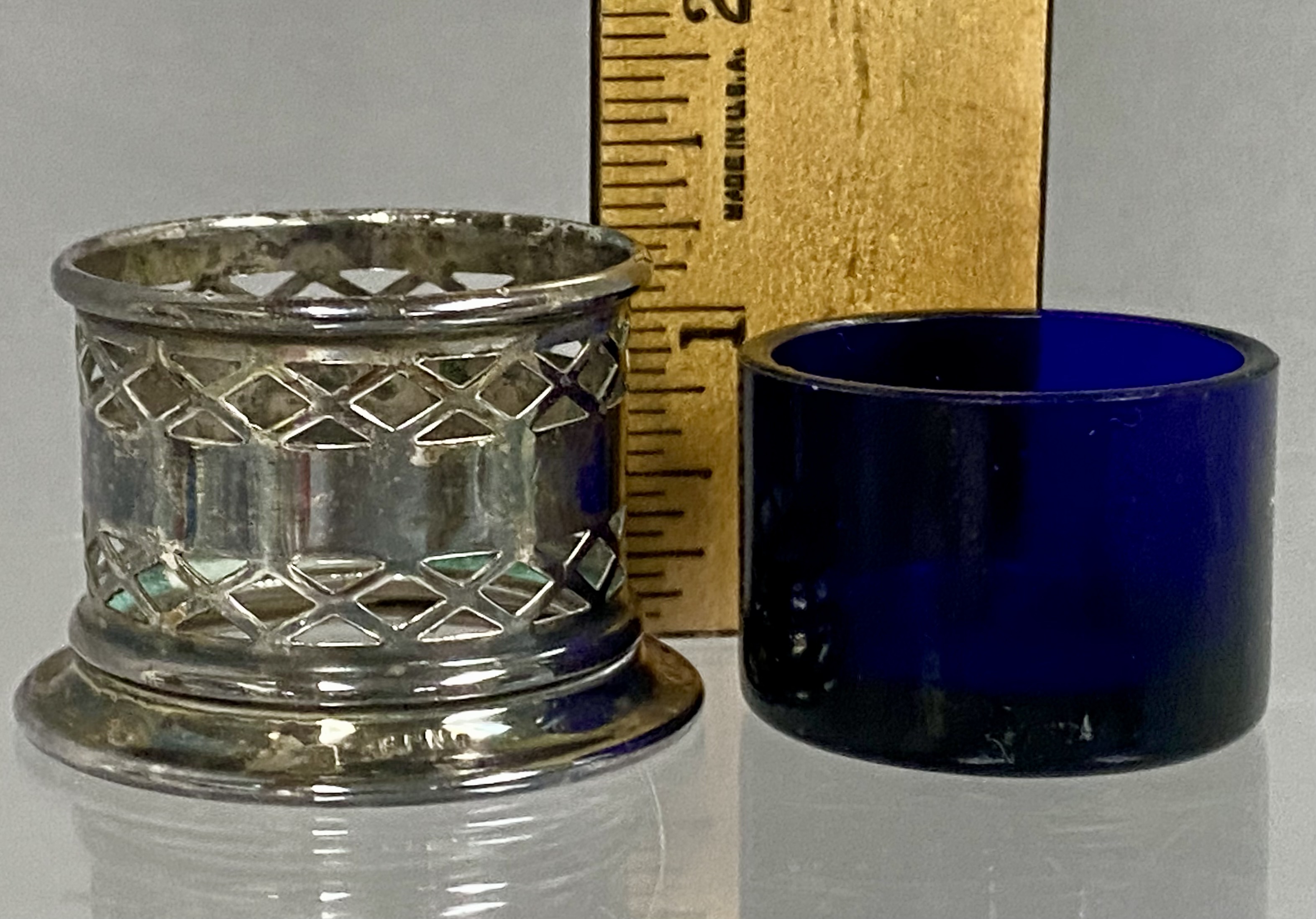 Three Vintage Silver-Plated Salt Cellars