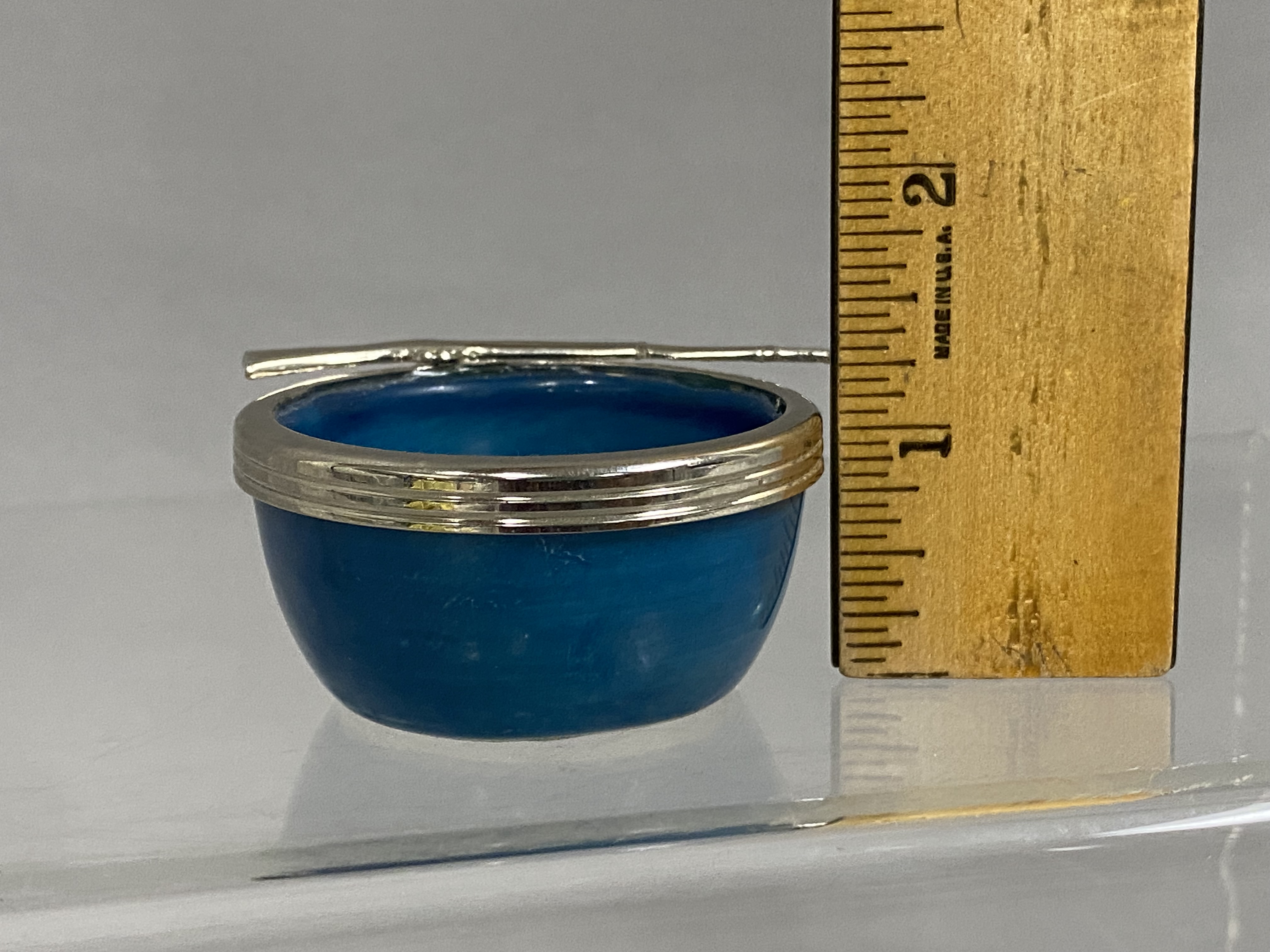 HB Quimper Faience Rifle Salt Cellar