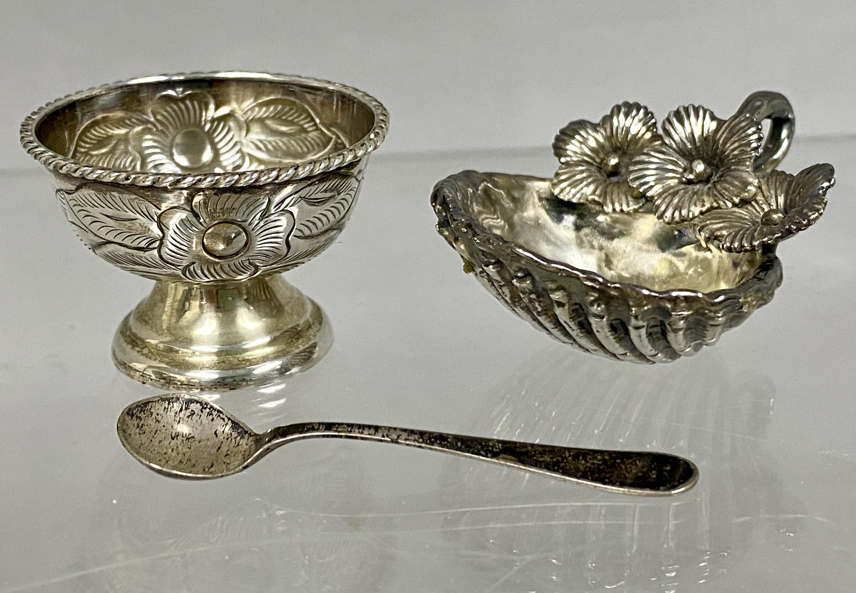 Trio of Mexican Sterling Silver Miniatures 27.11g