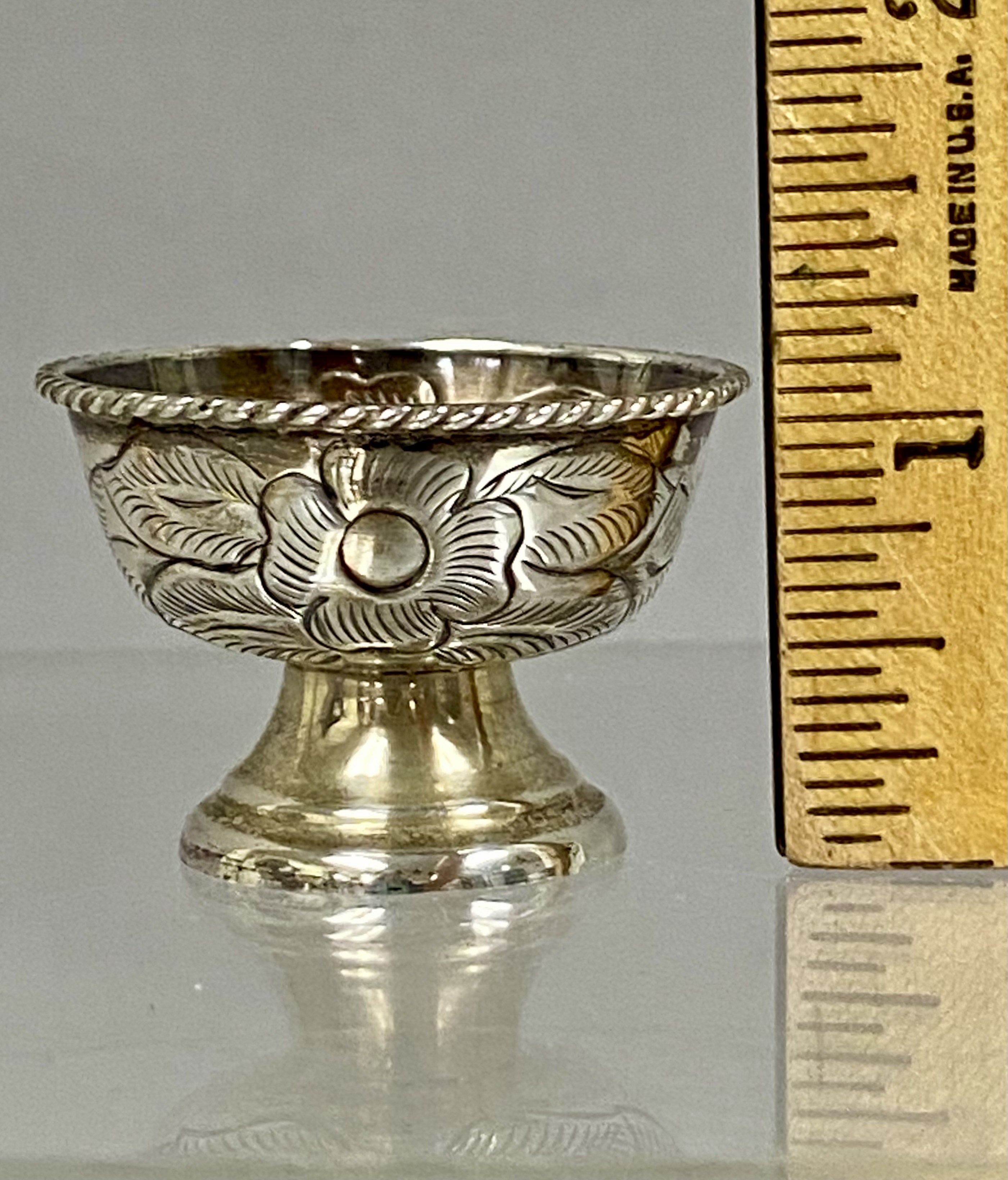 Trio of Mexican Sterling Silver Miniatures 27.11g