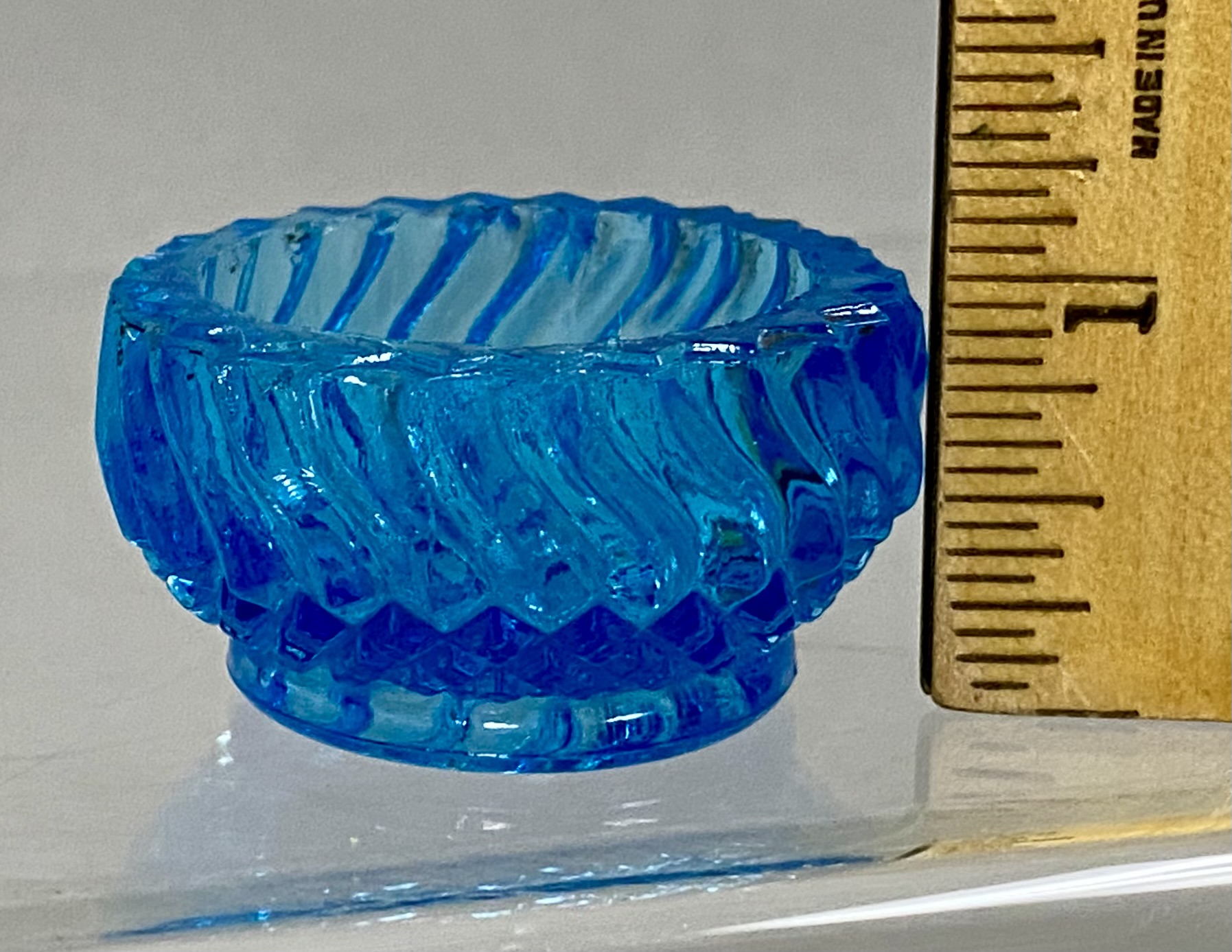 A Trio of Antique Glass Salt Cellars
