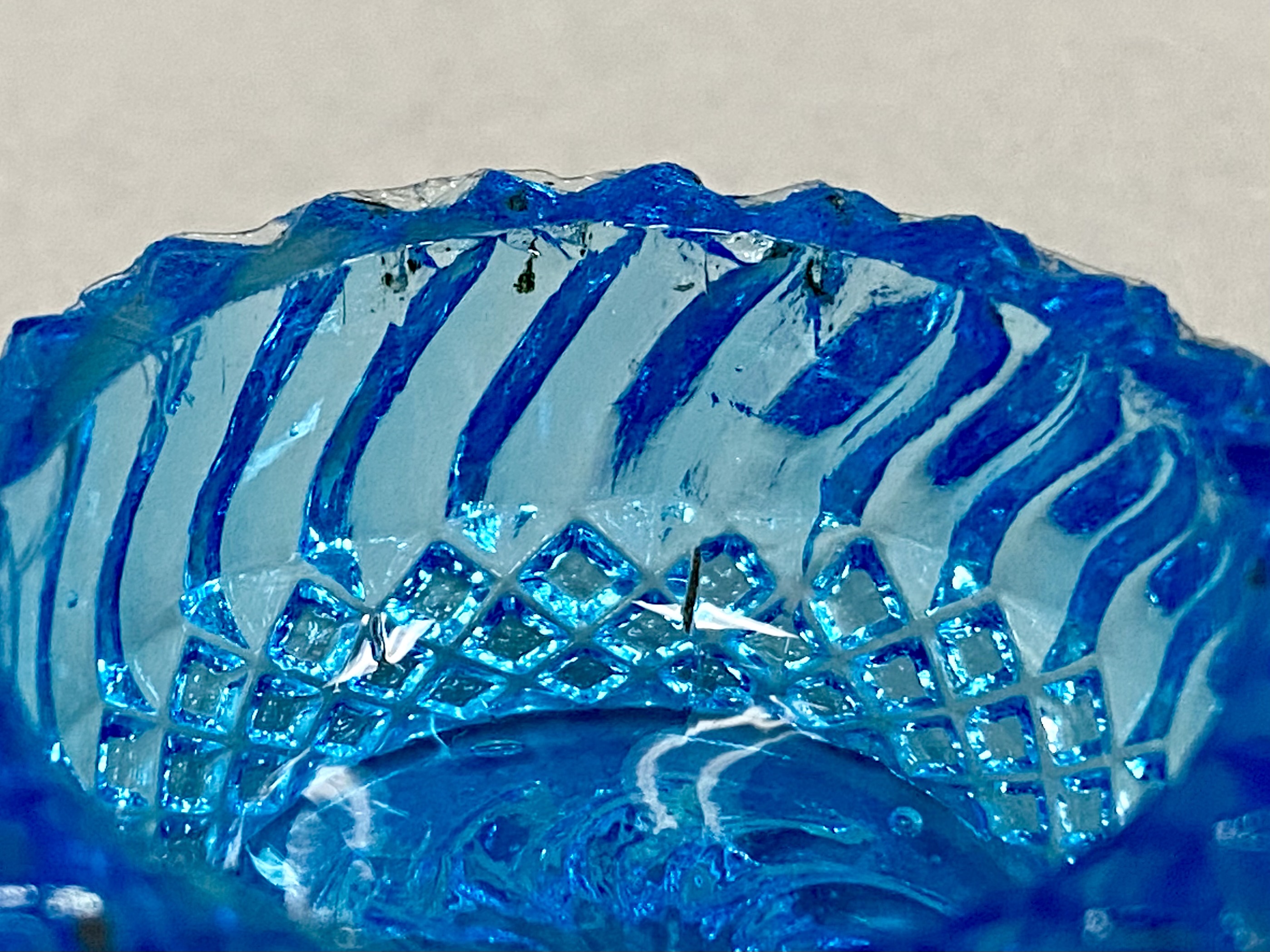 A Trio of Antique Glass Salt Cellars