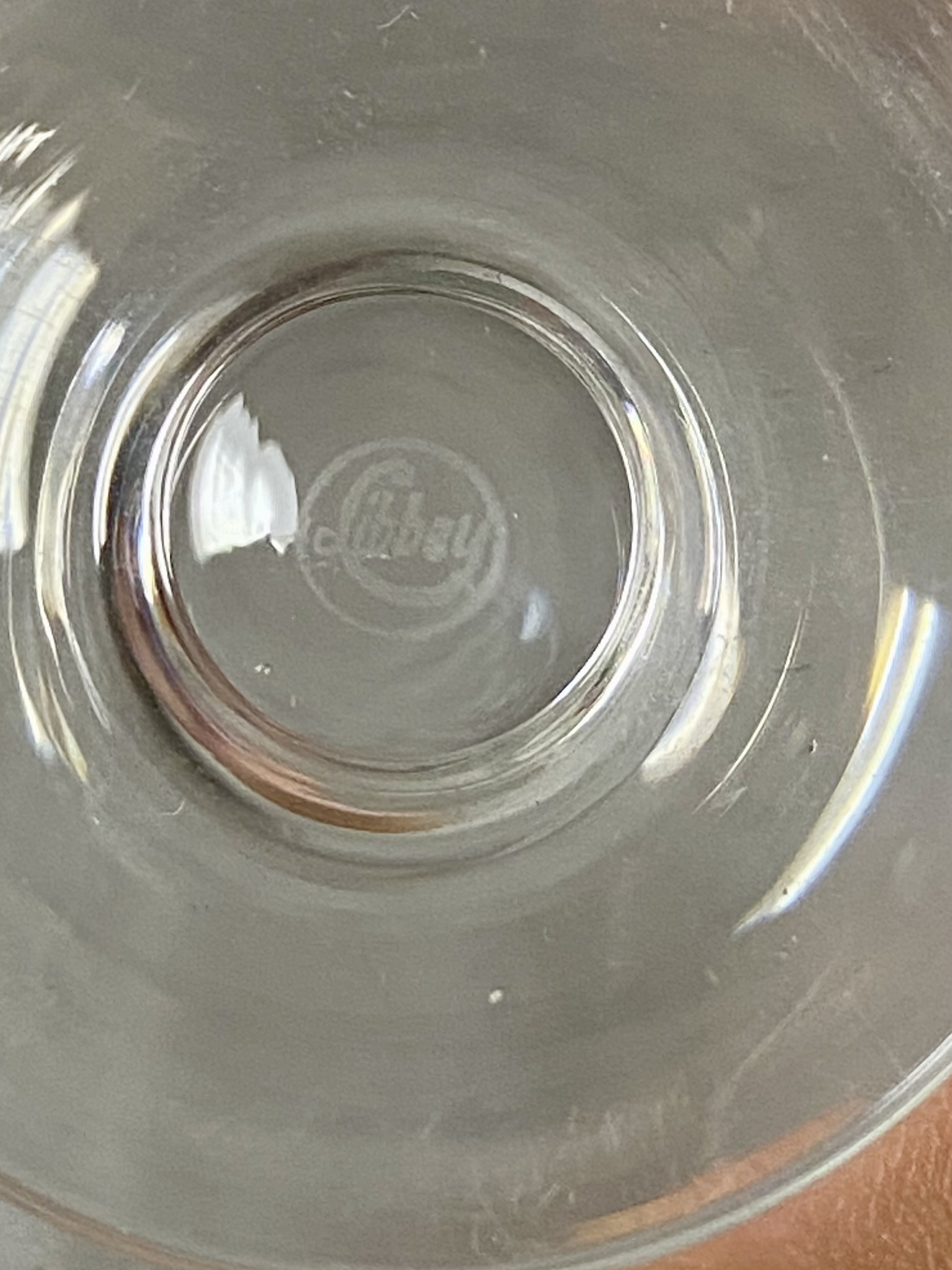 Four Etched Glass Bowls