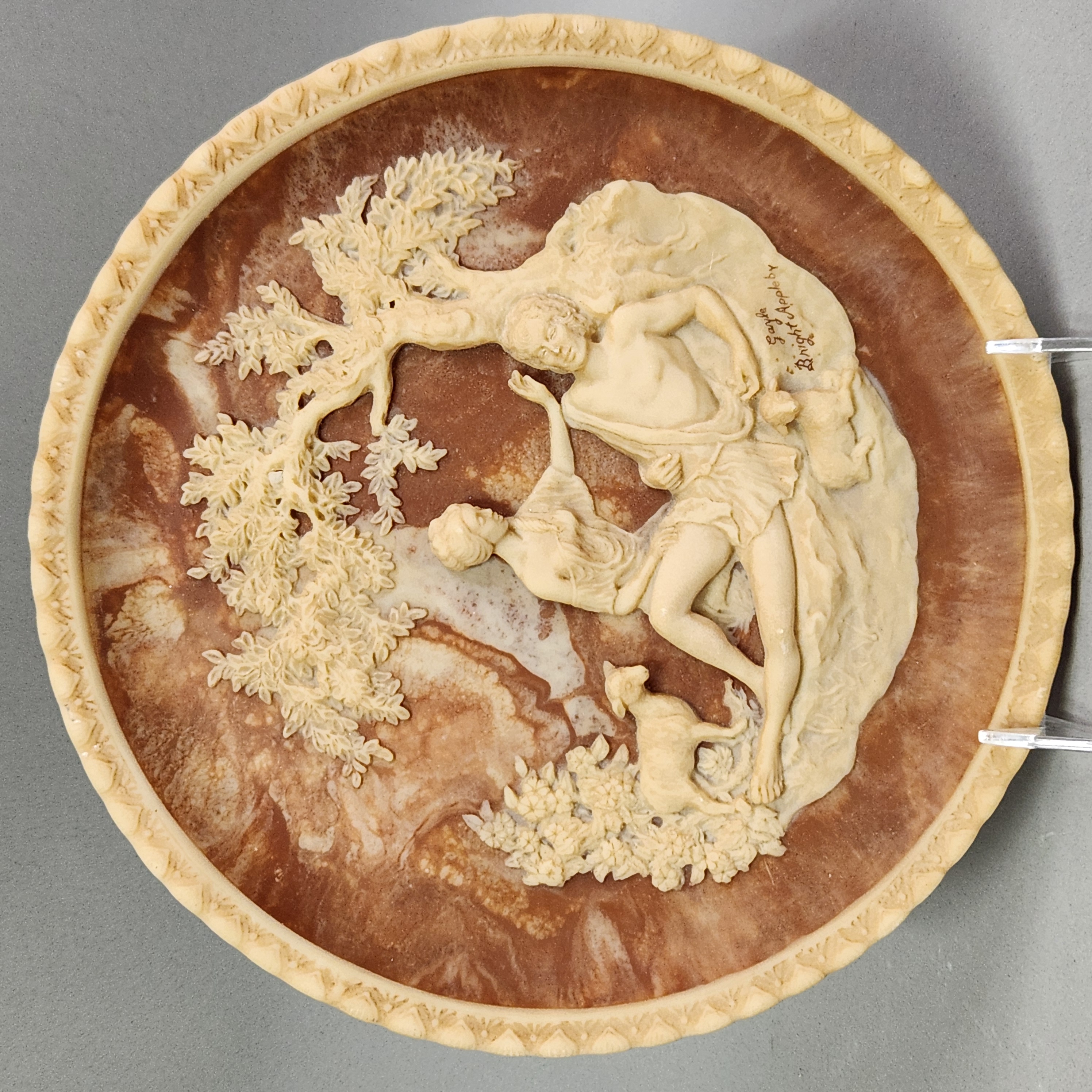 Incolay Stone Romantic Poets Plate