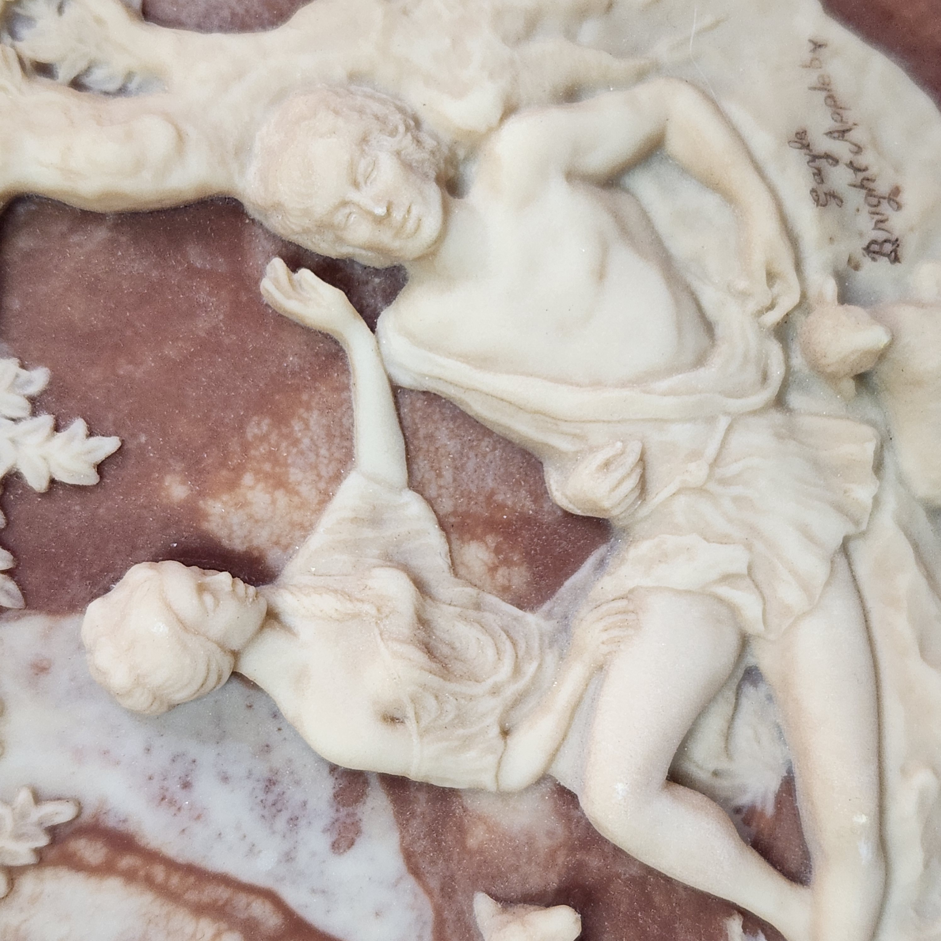 Incolay Stone Romantic Poets Plate