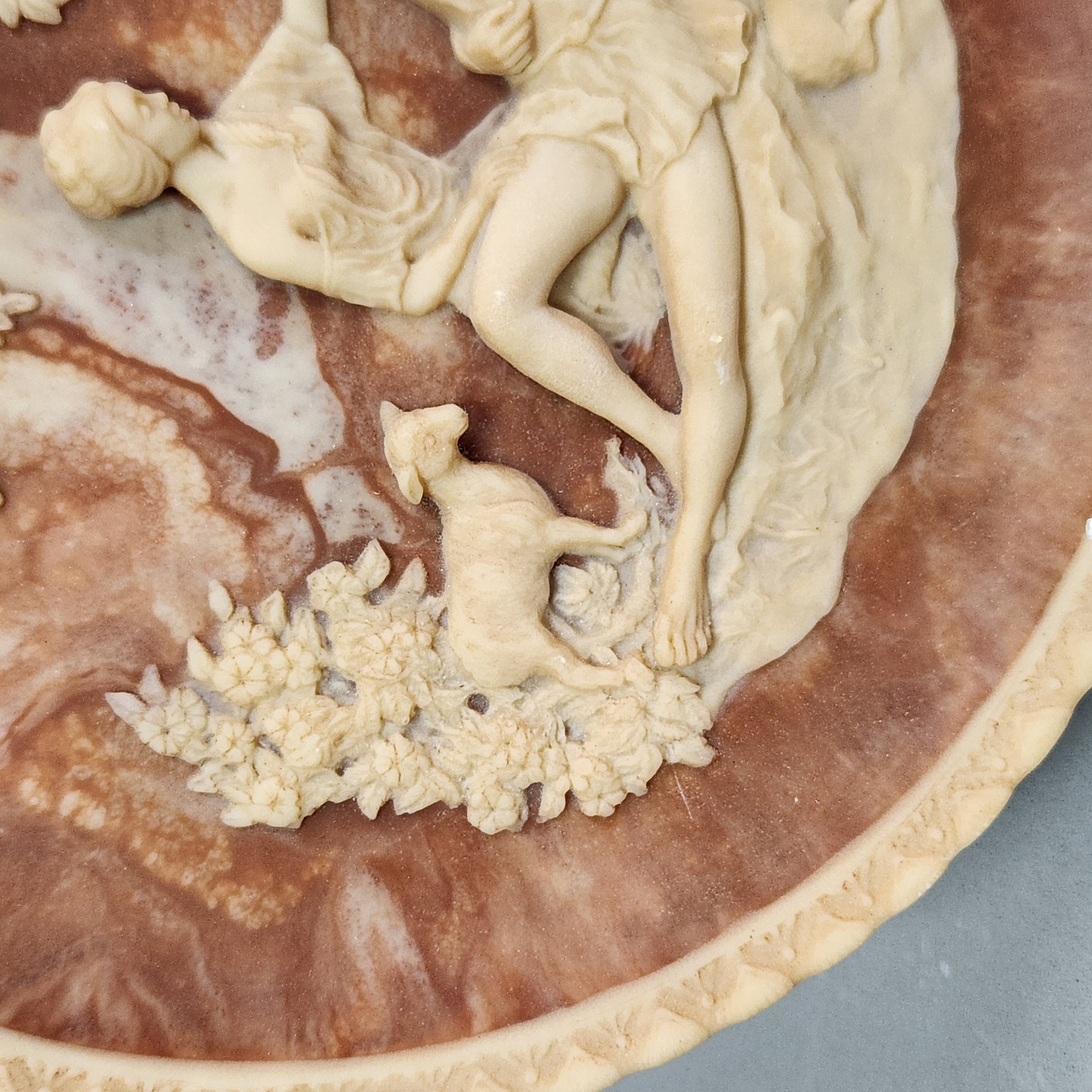 Incolay Stone Romantic Poets Plate