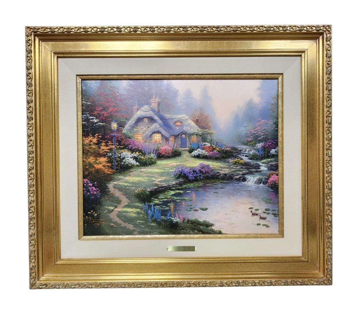 Thomas Kinkade Everett's Cottage Lithograph