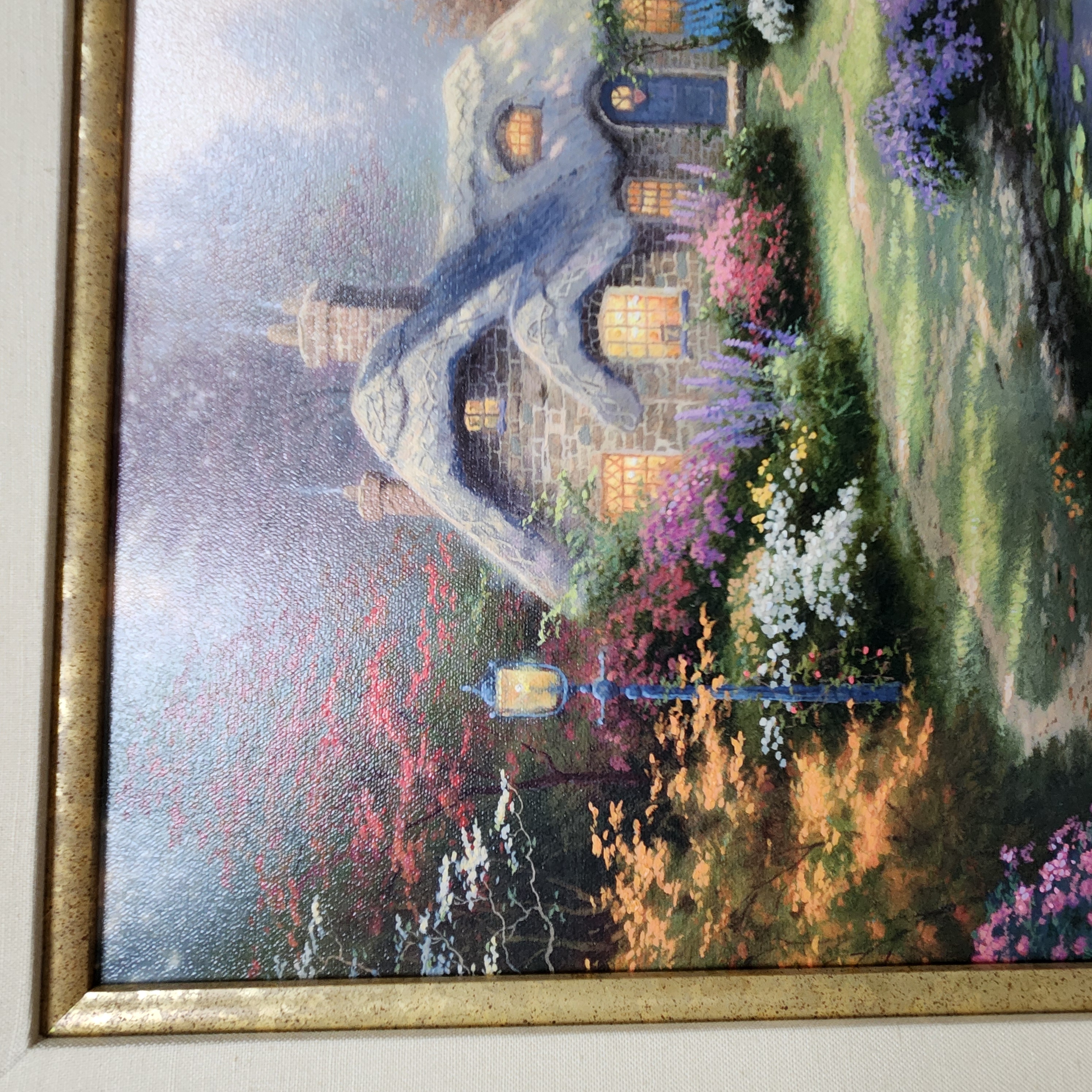 Thomas Kinkade Everett's Cottage Lithograph