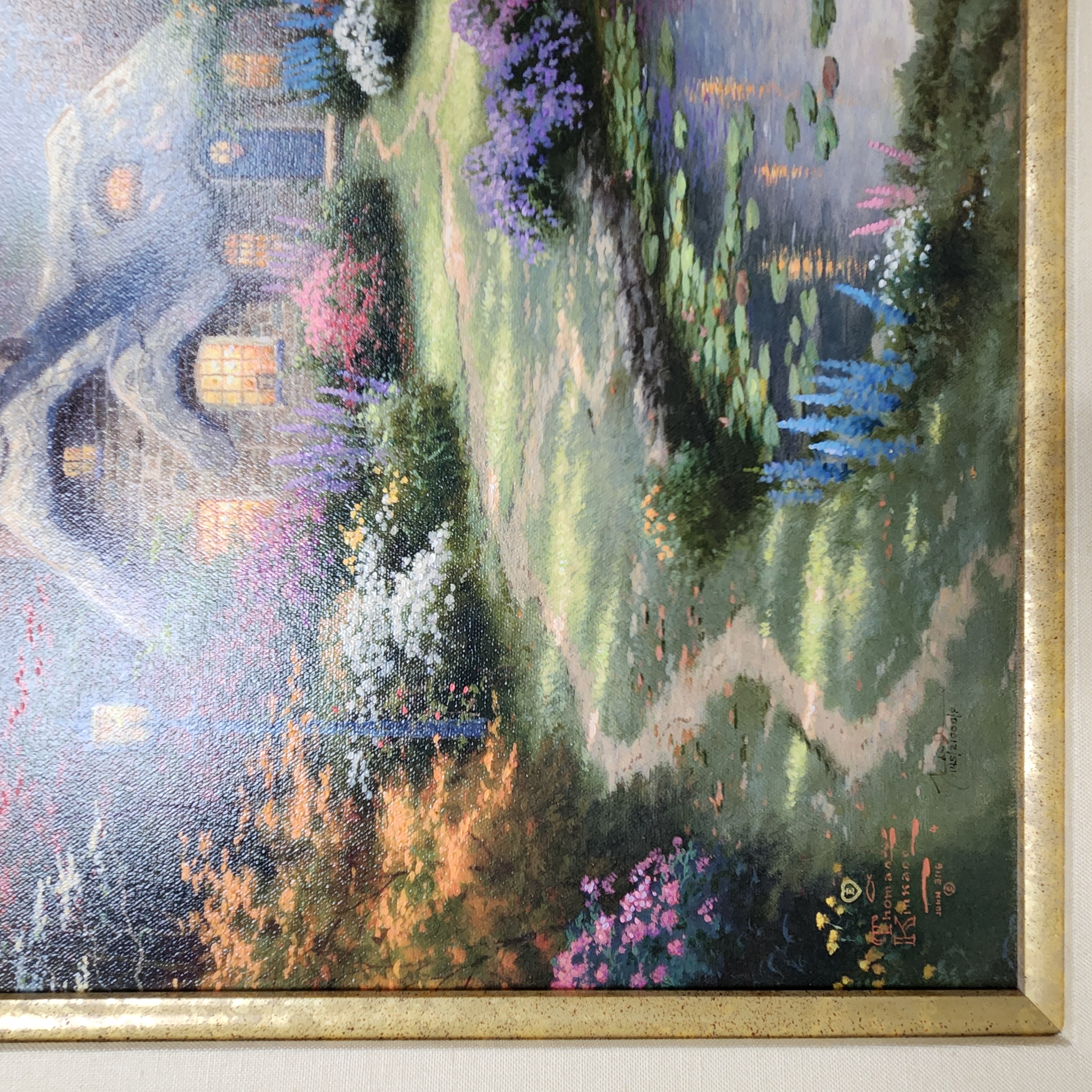 Thomas Kinkade Everett's Cottage Lithograph