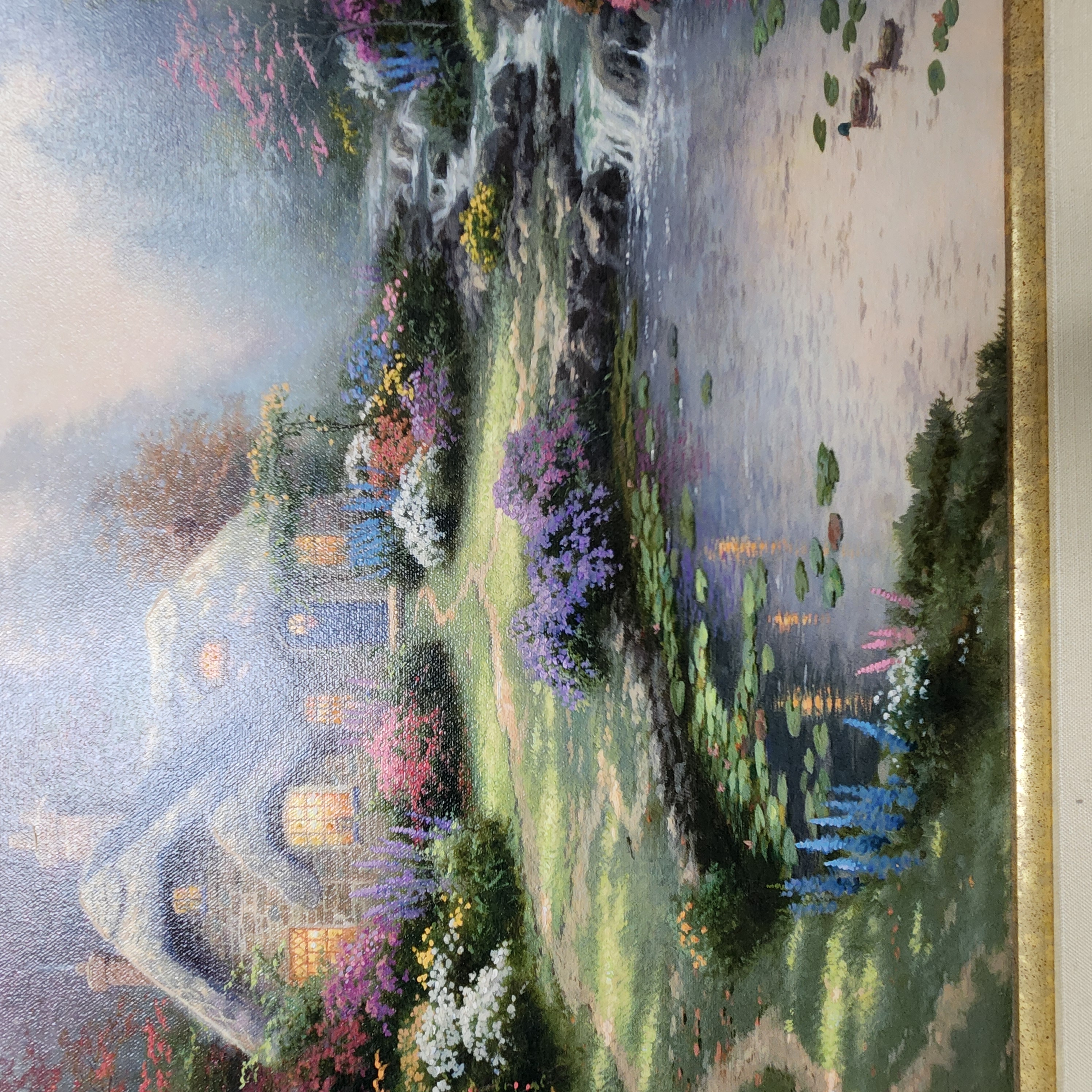 Thomas Kinkade Everett's Cottage Lithograph