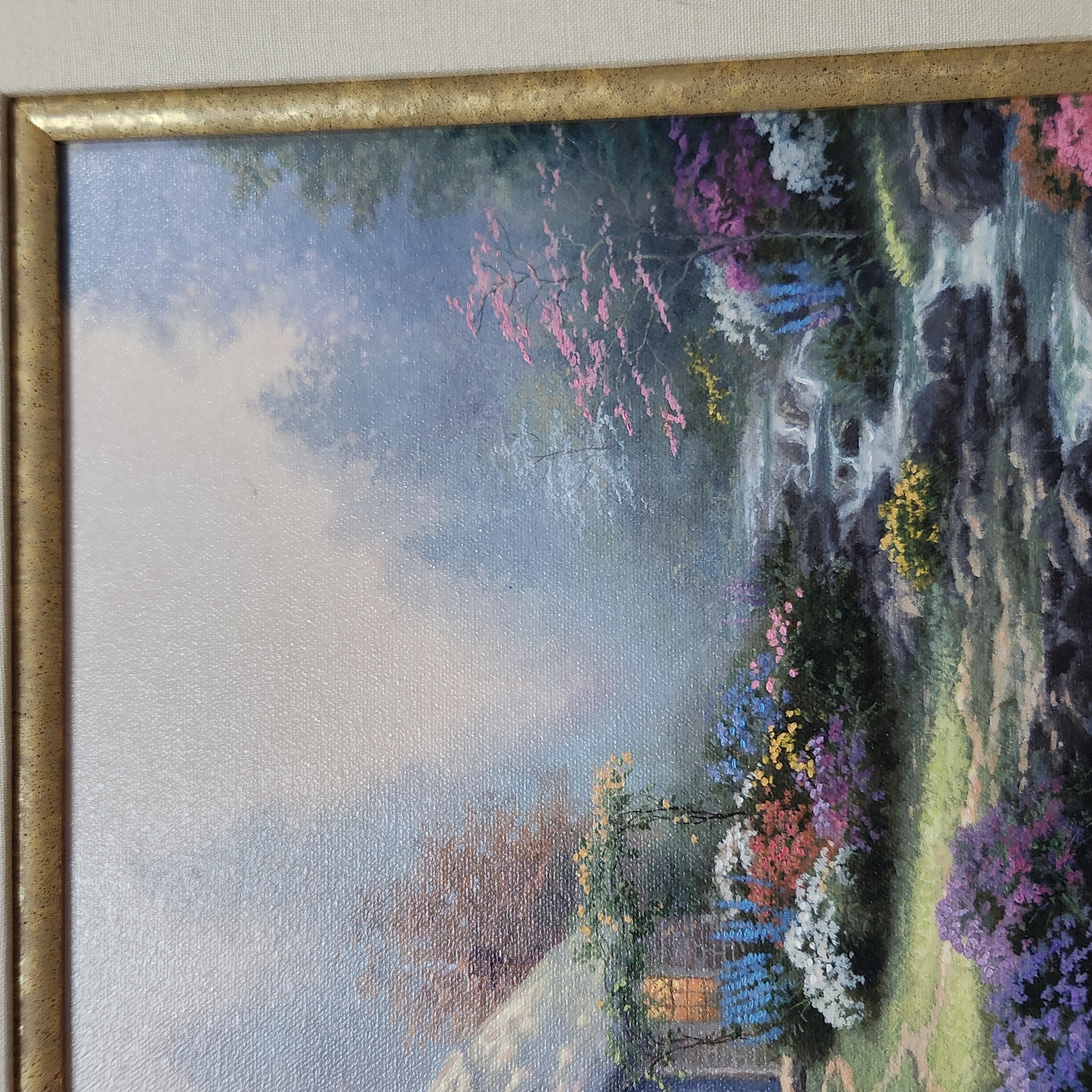 Thomas Kinkade Everett's Cottage Lithograph