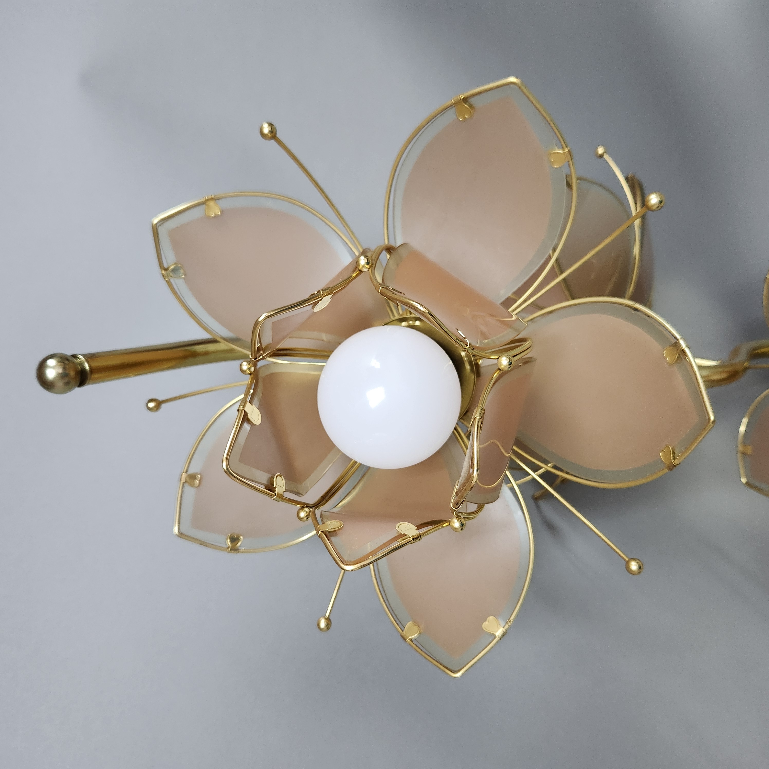 Hollywood Regency Lotus Table Lamp