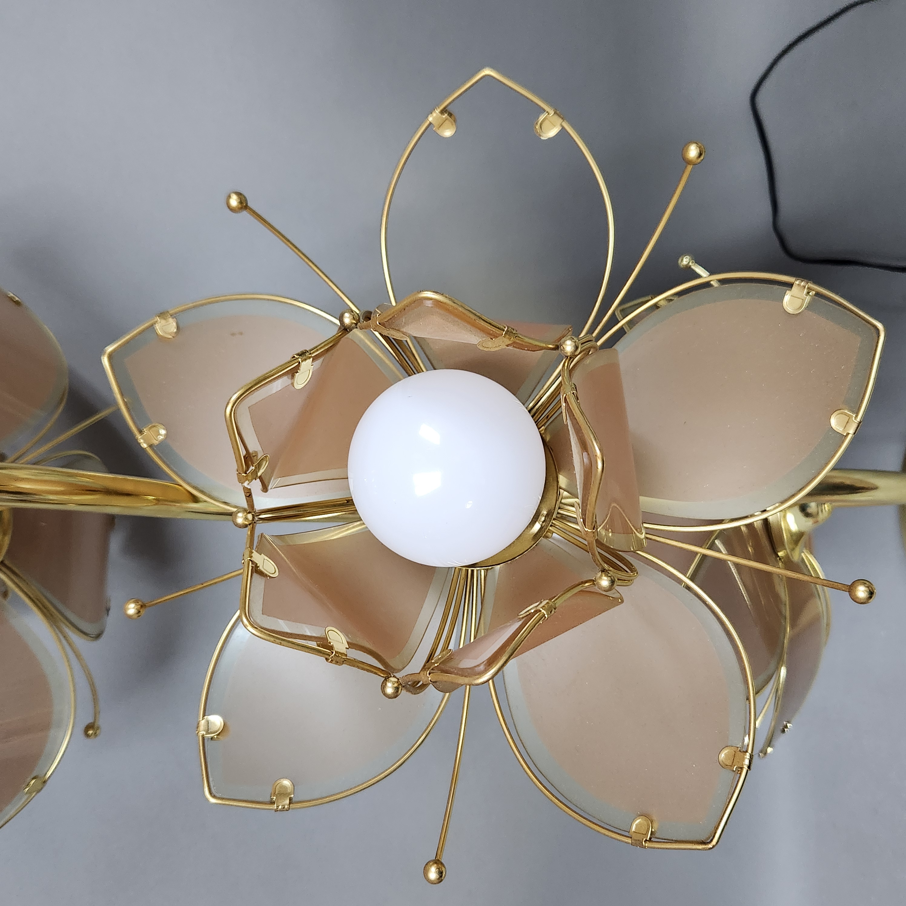 Hollywood Regency Lotus Table Lamp