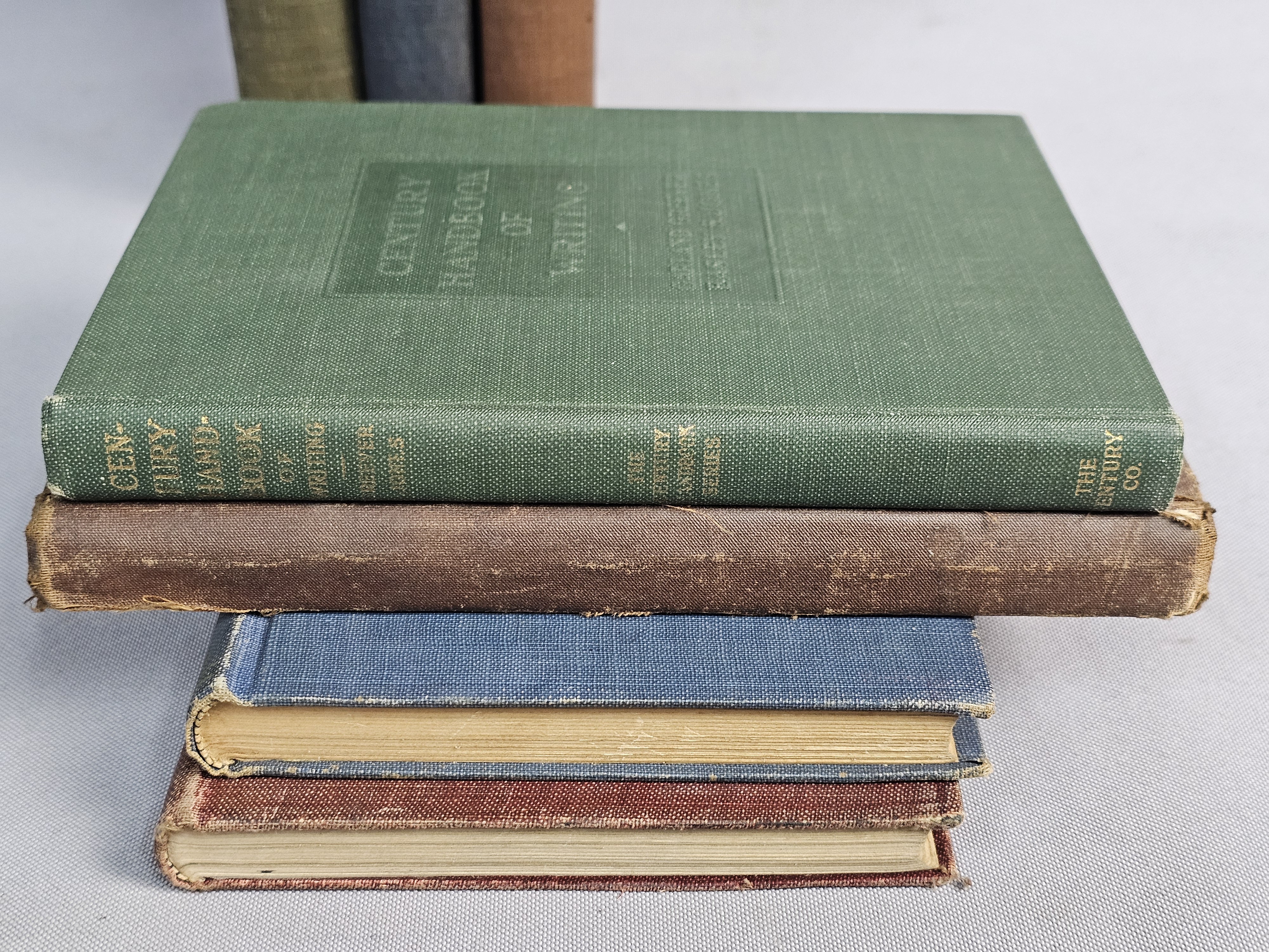 Collection of Seven Vintage English Textbooks