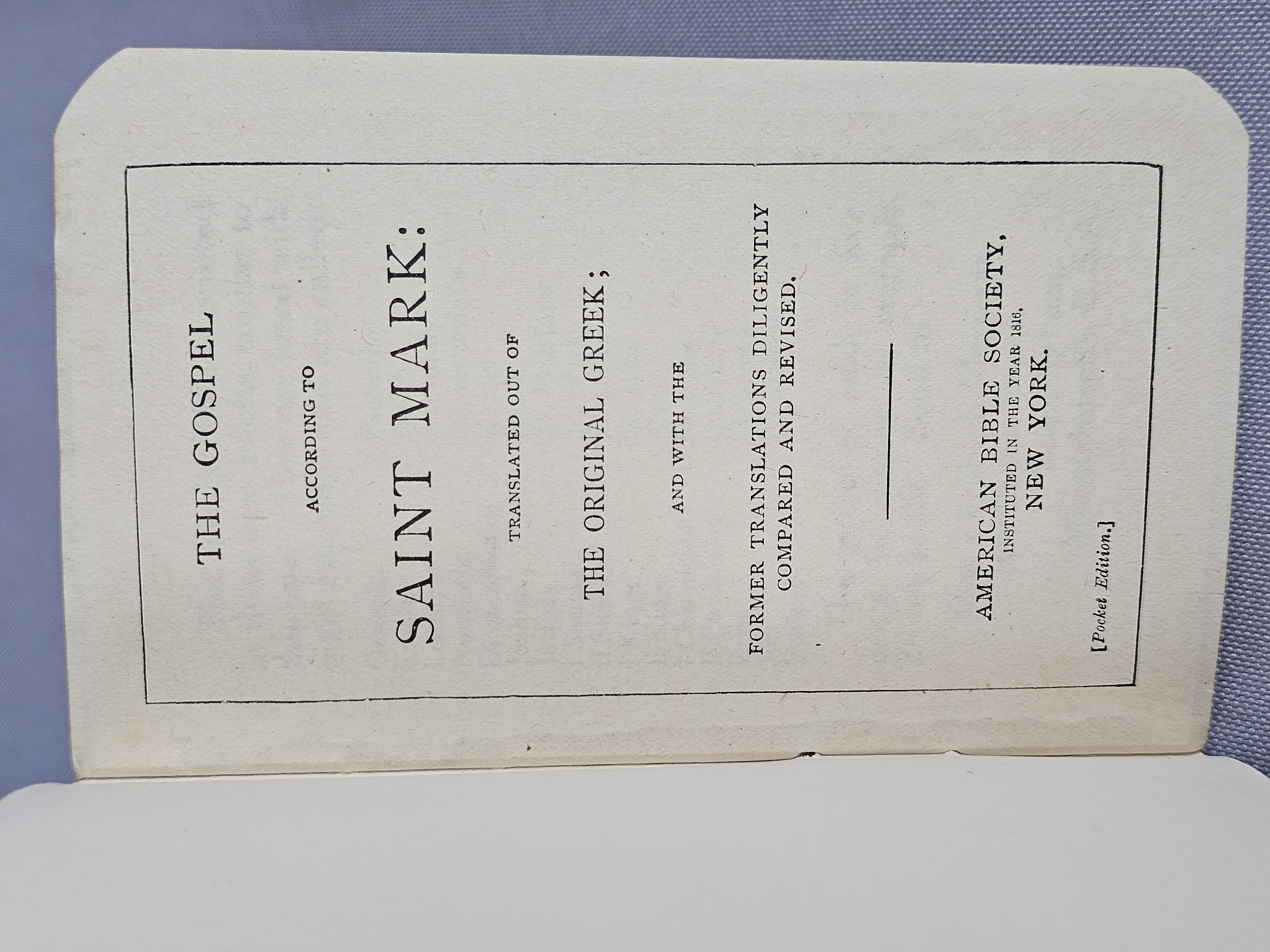 11 American Bible Society Pocket Bible Volumes