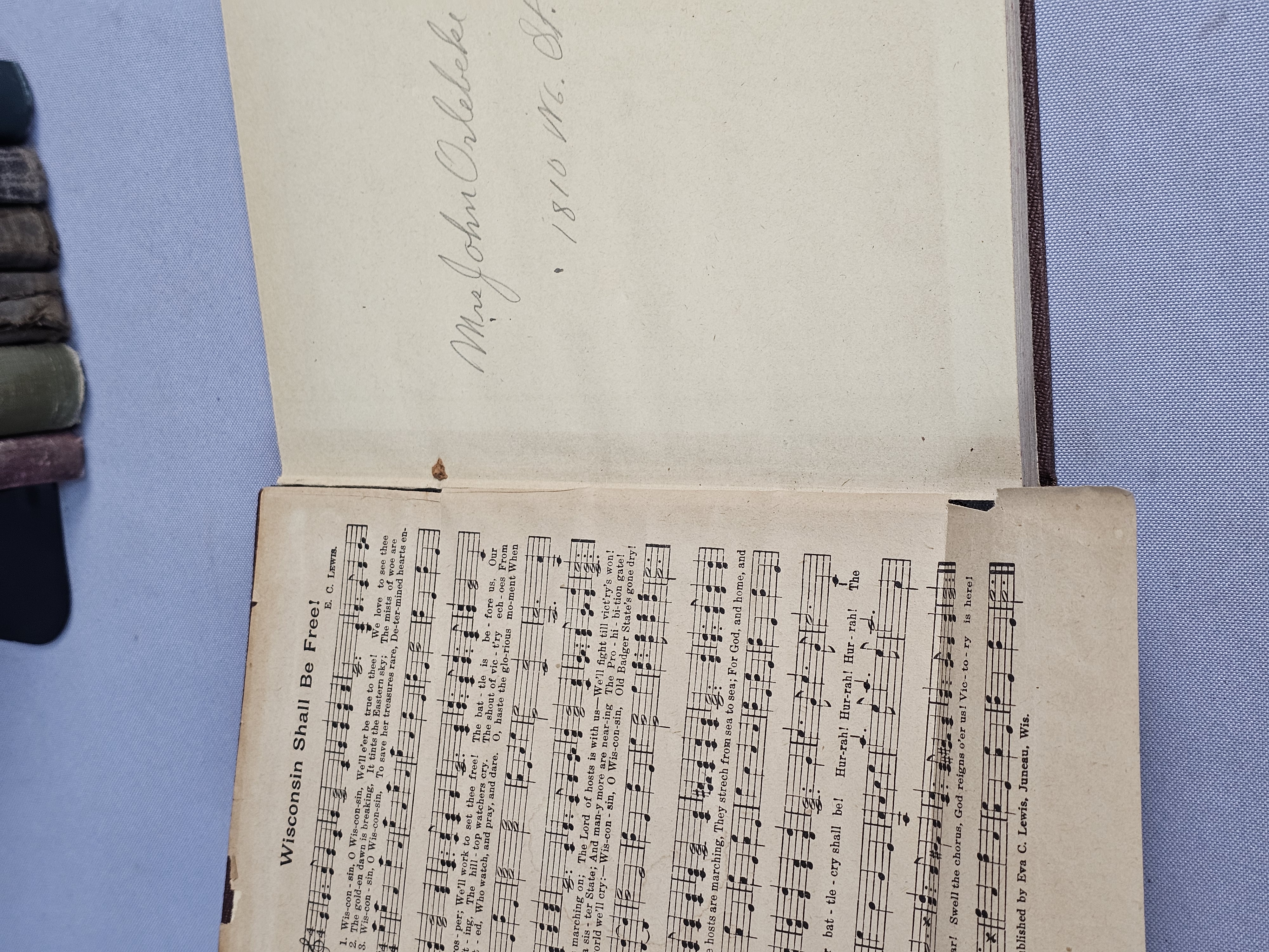A Collection of Seven Vintage Hymnals