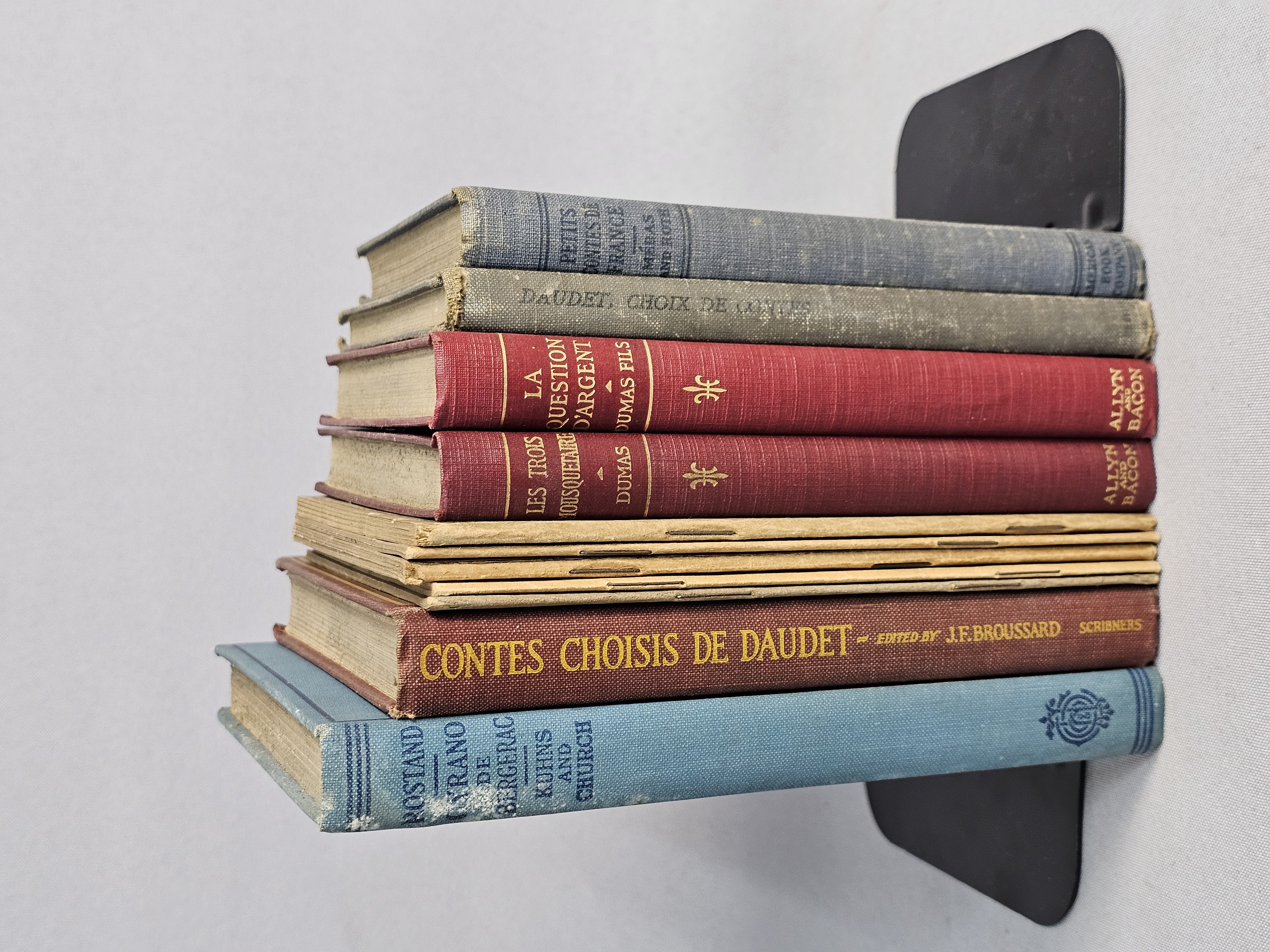 Eleven Vintage French Academic Literature Books