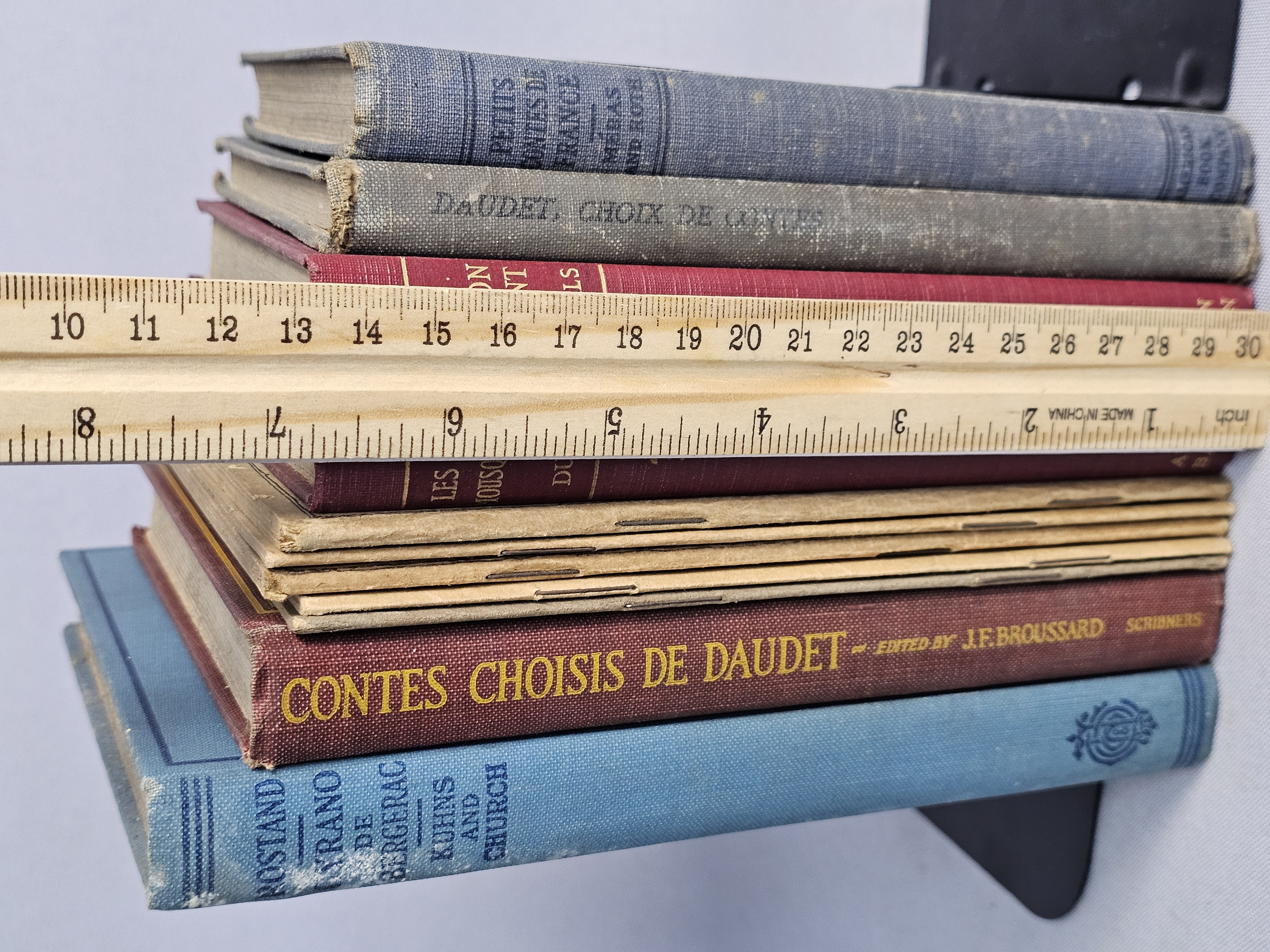 Eleven Vintage French Academic Literature Books