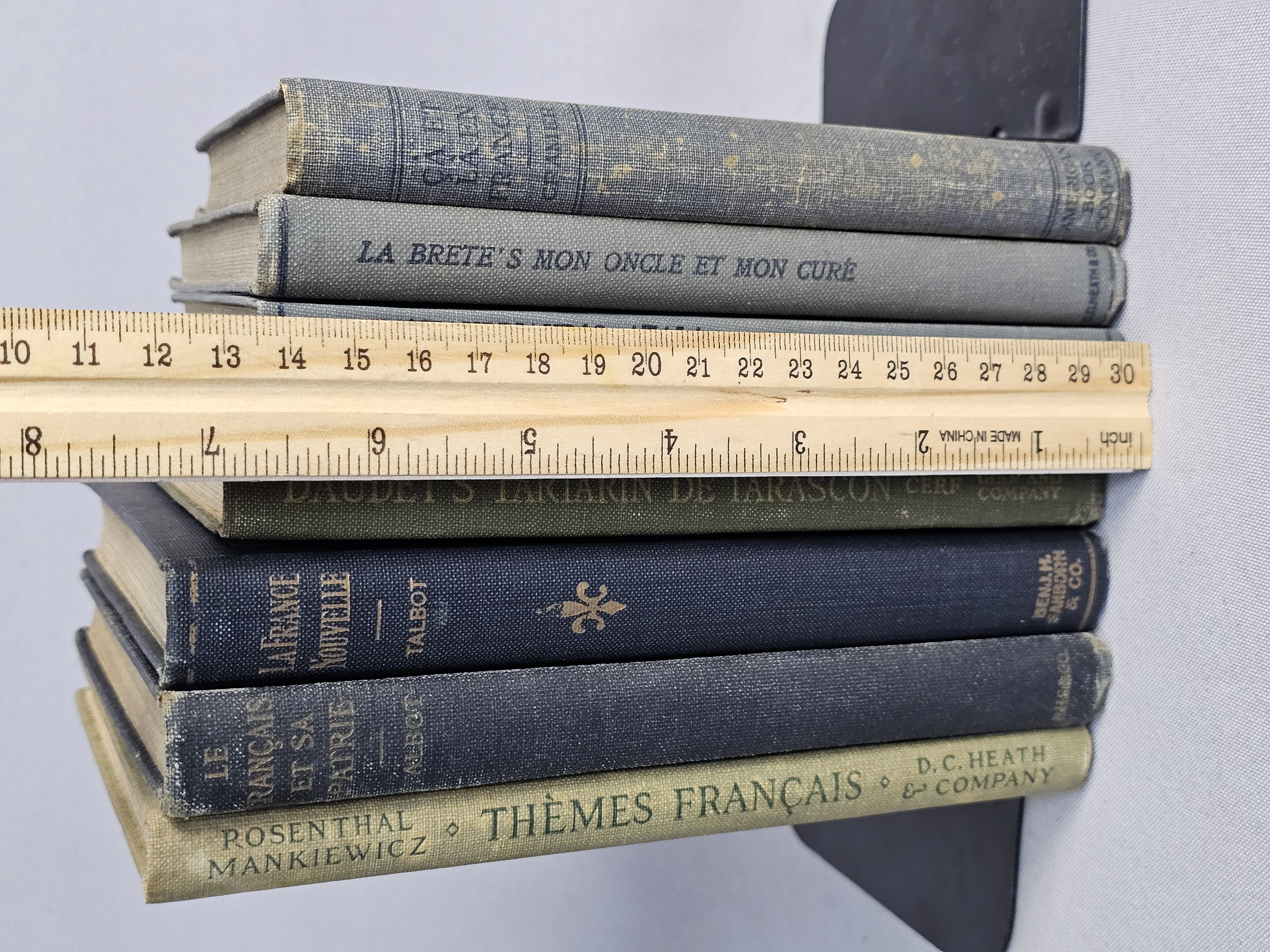 Assortment of Early 20th-Century French Books