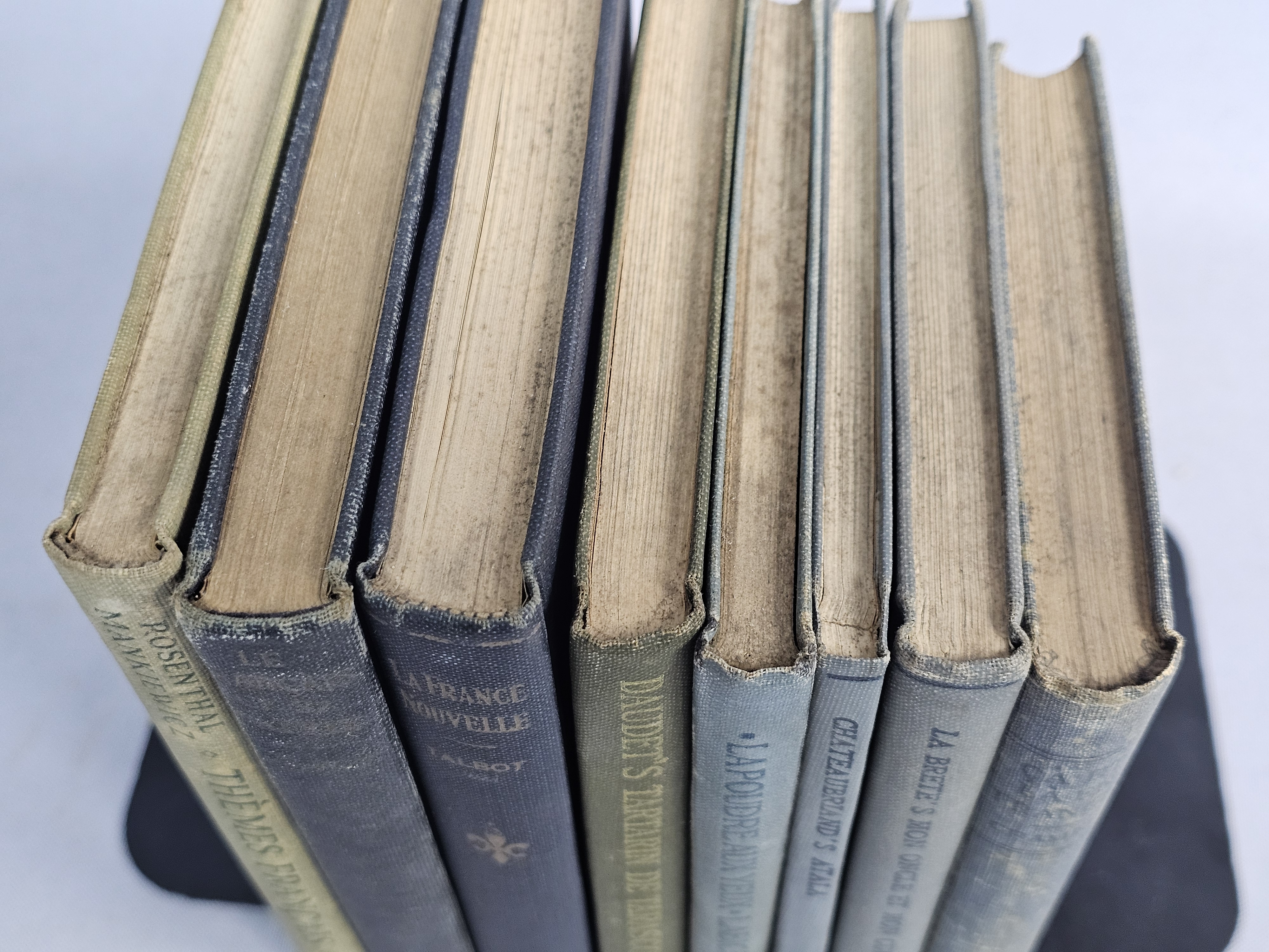 Assortment of Early 20th-Century French Books