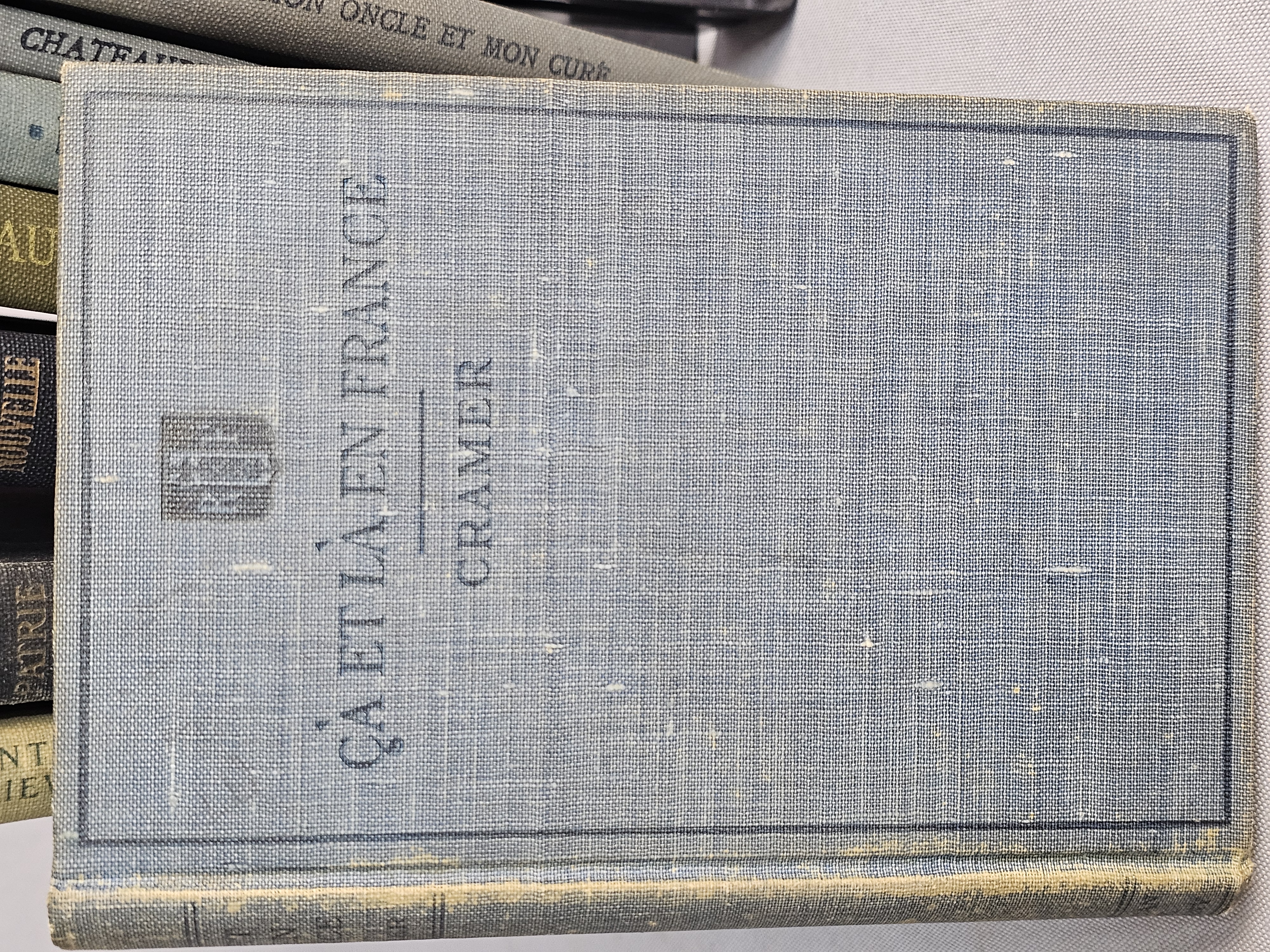 Assortment of Early 20th-Century French Books