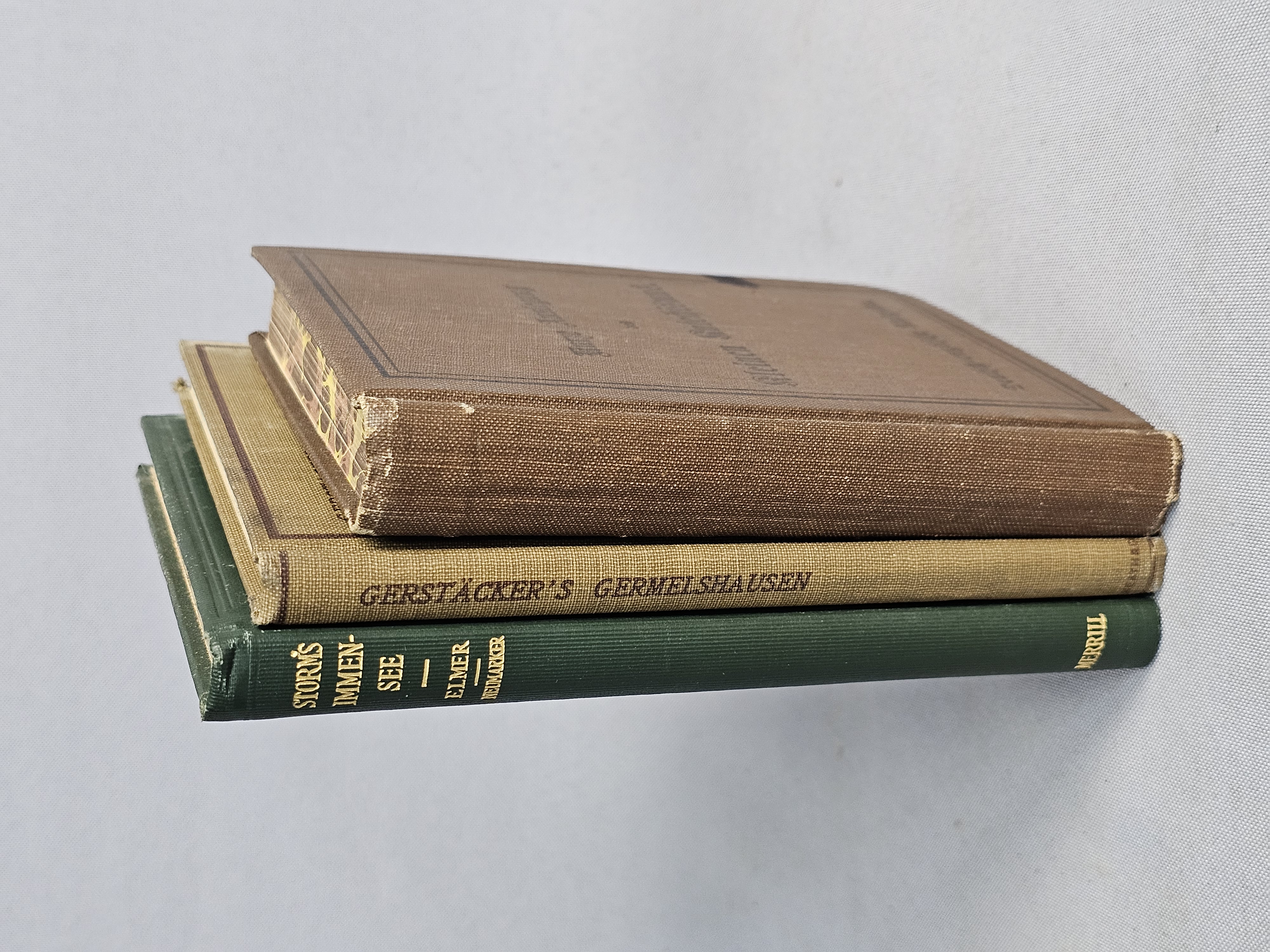 Trio of Antique German Books