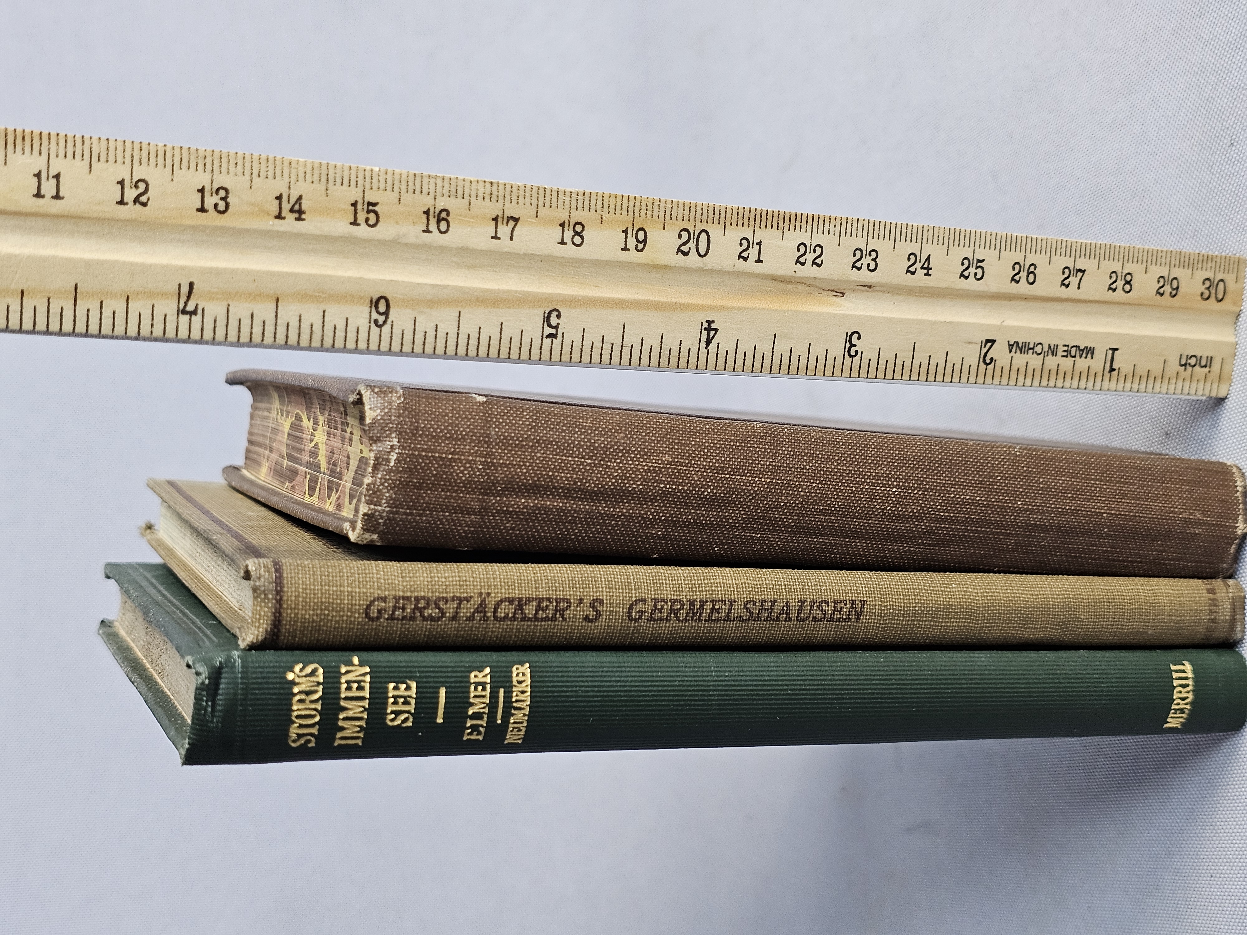 Trio of Antique German Books