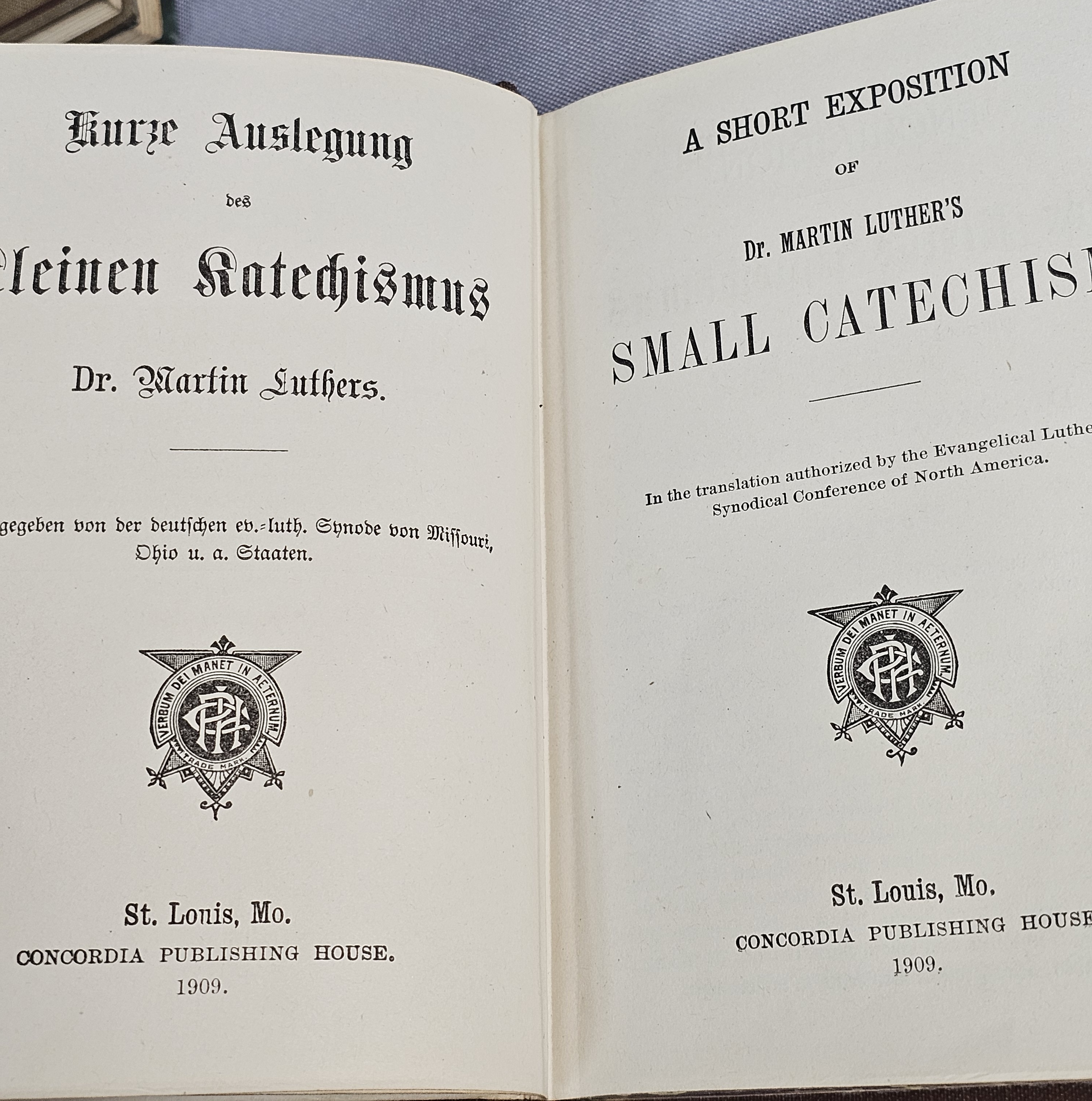 Trio of Antique German Books