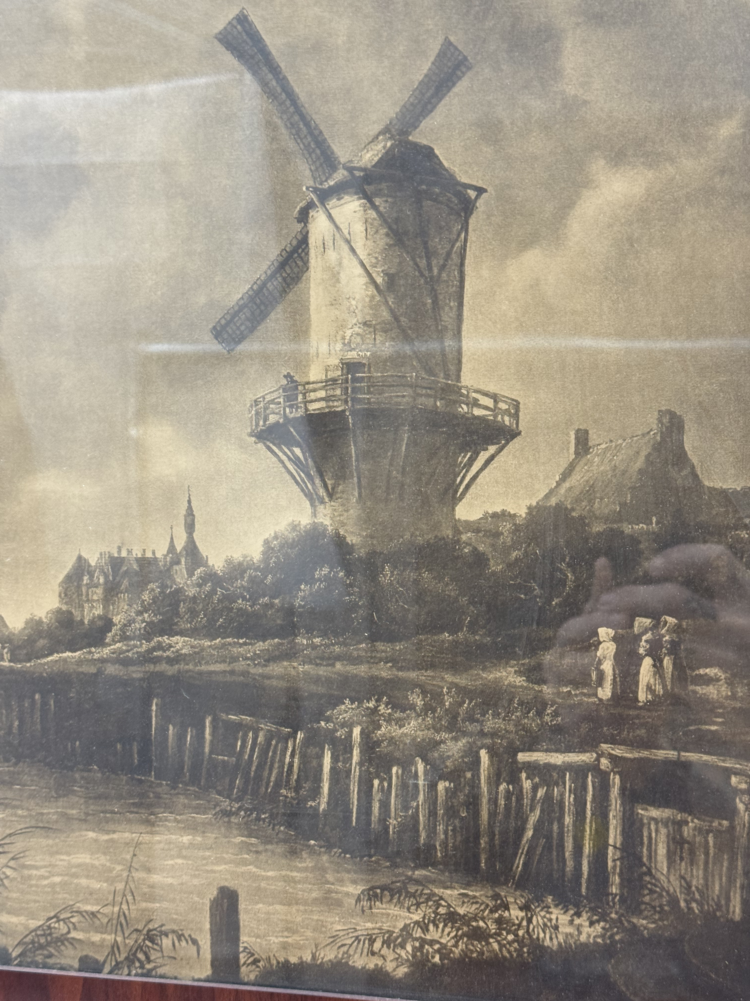 Jacob van Ruisdael The Windmill Print