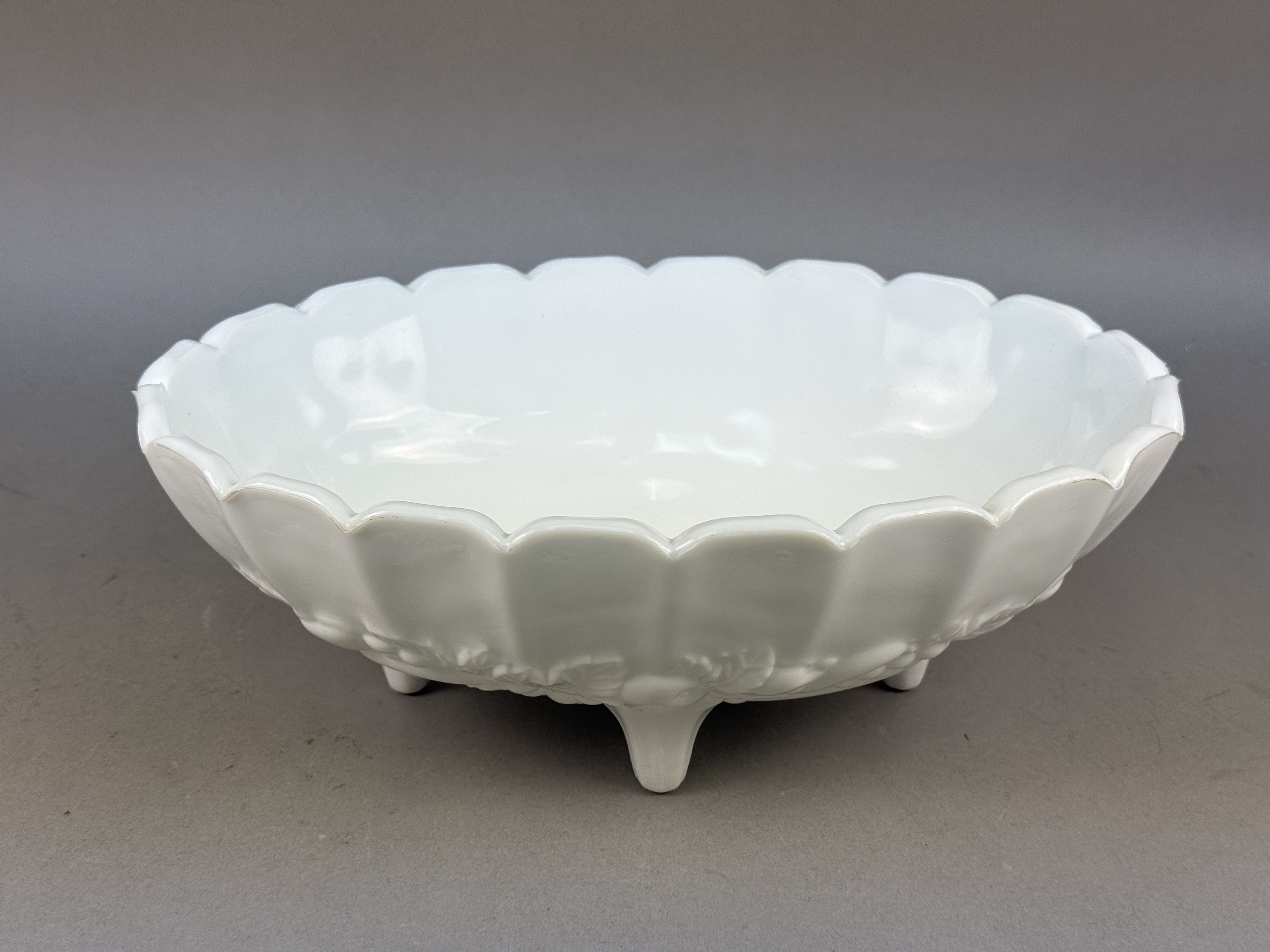 Indiana Glass Garland Footed Bowl