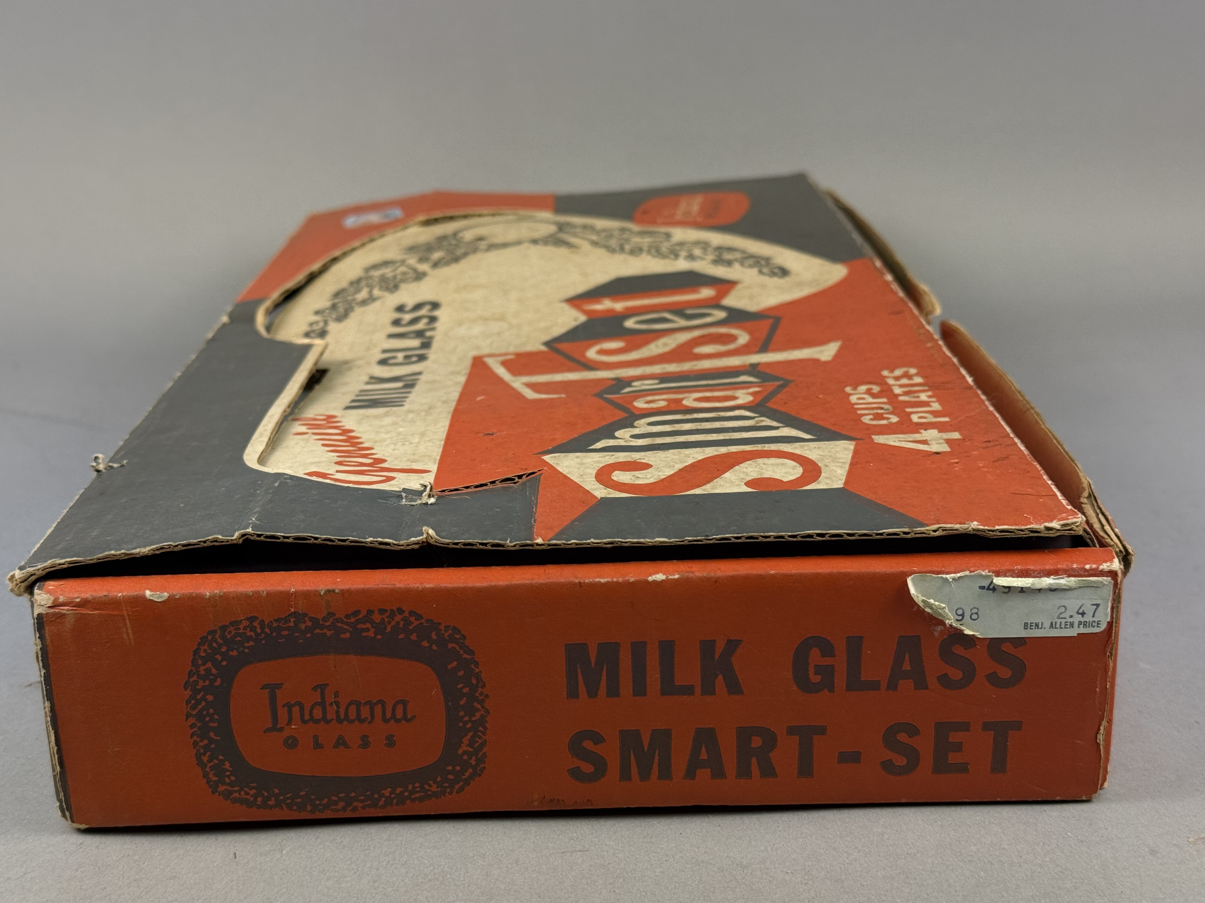 Indiana Glass Milk Glass Smart Set