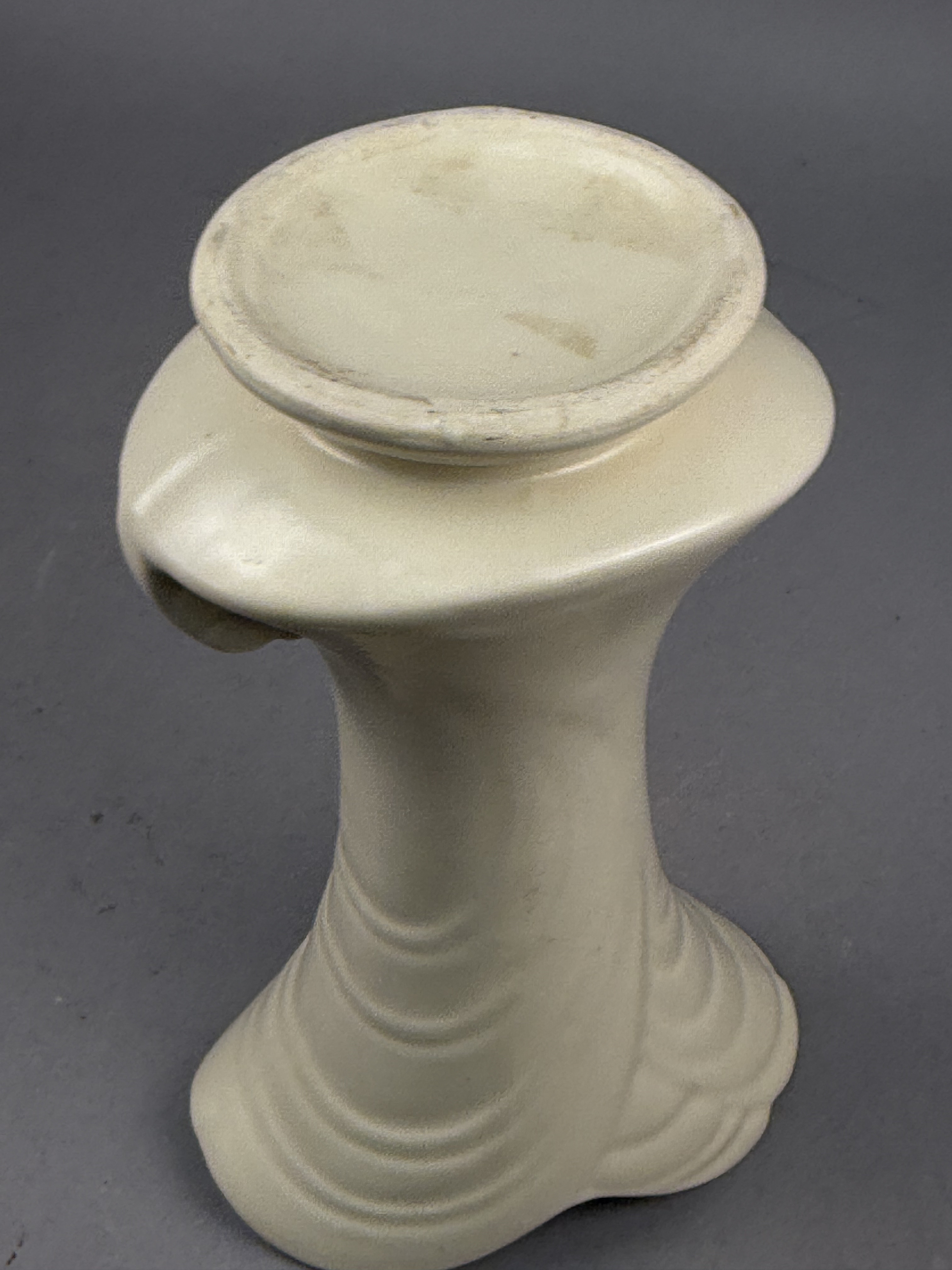 Shawnee Pottery Cream Leaf Vase
