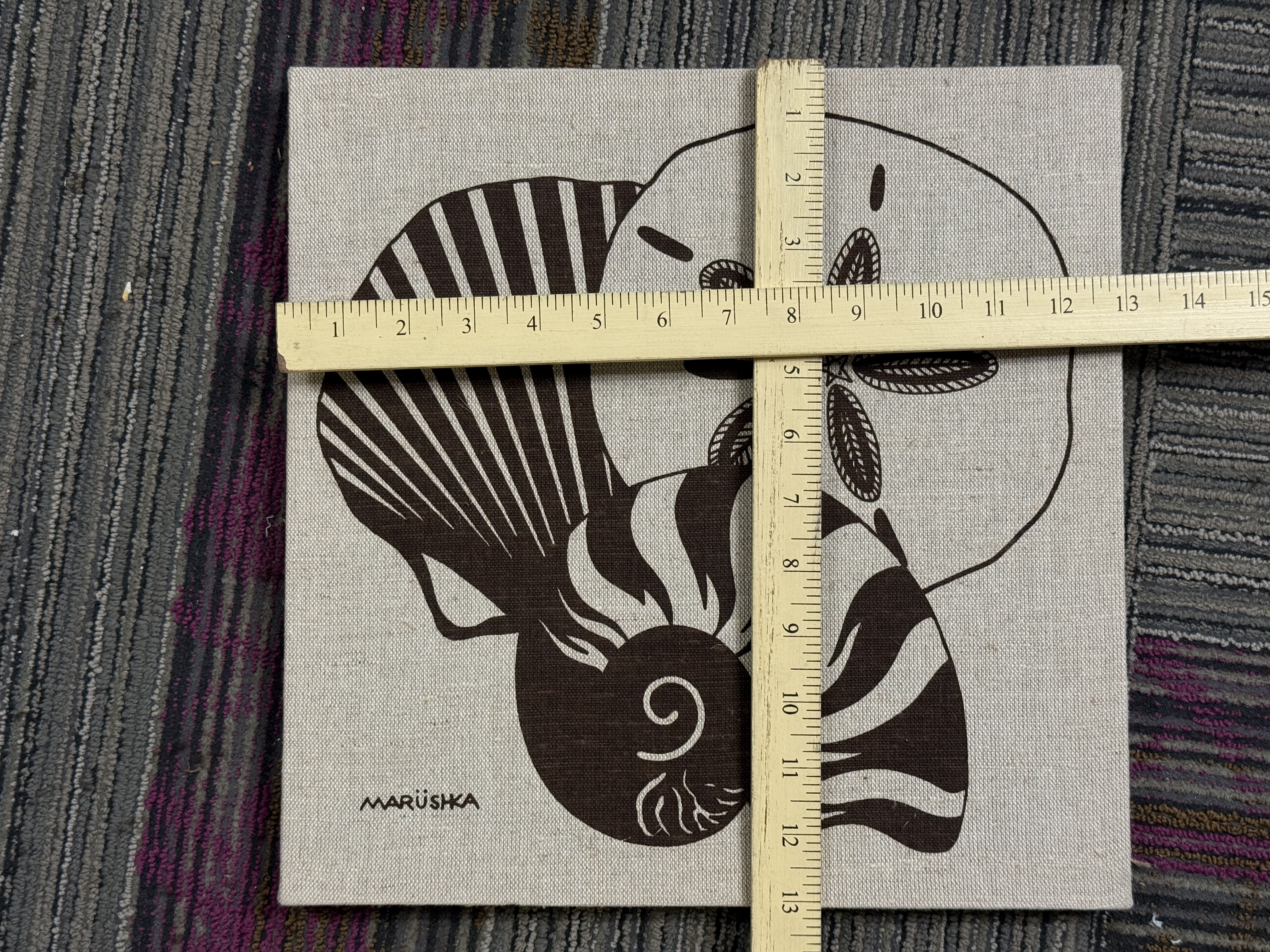 A Trio of Marüshka Screened Linen Prints