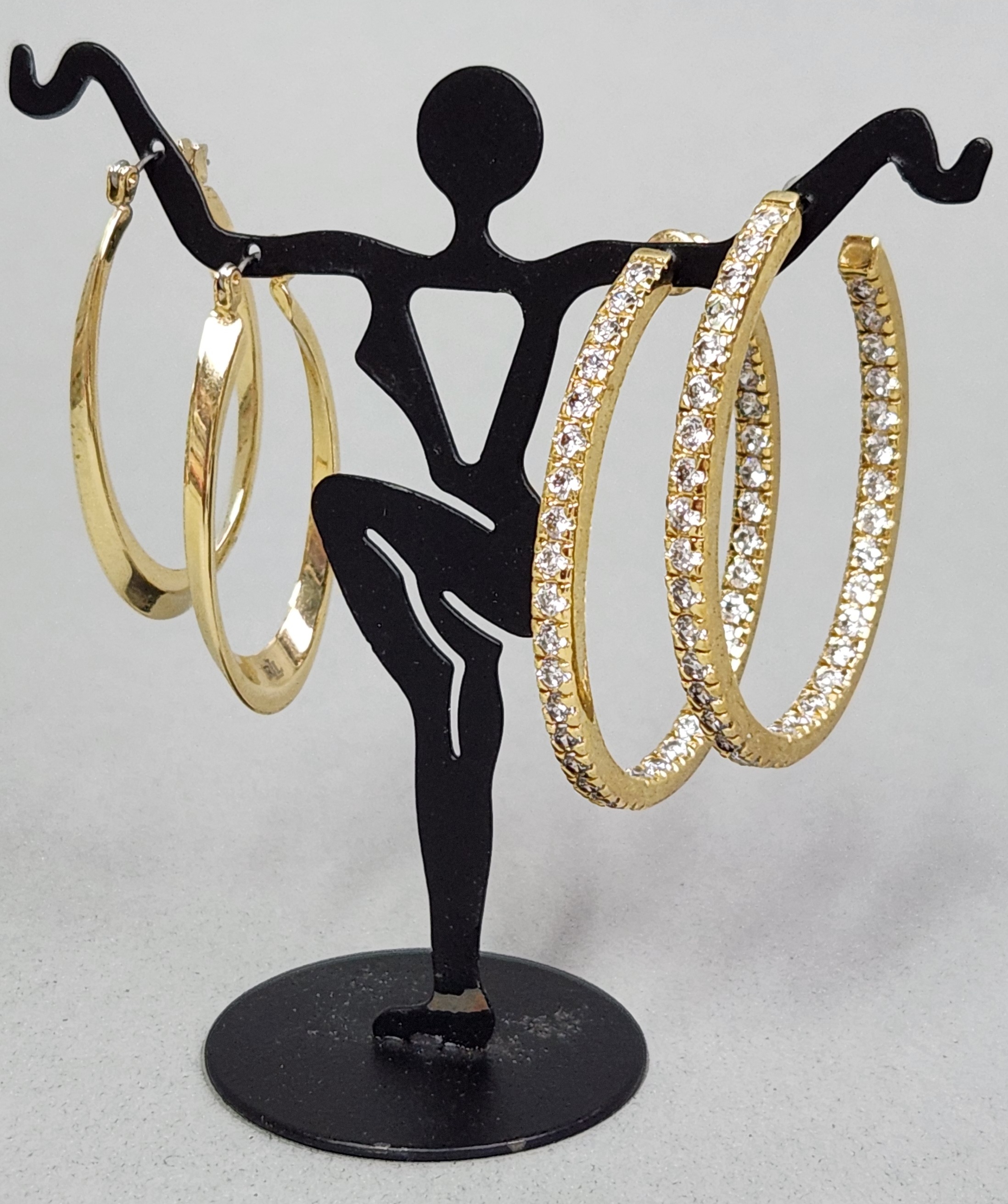 Gold-Tone Hoop Earrings
