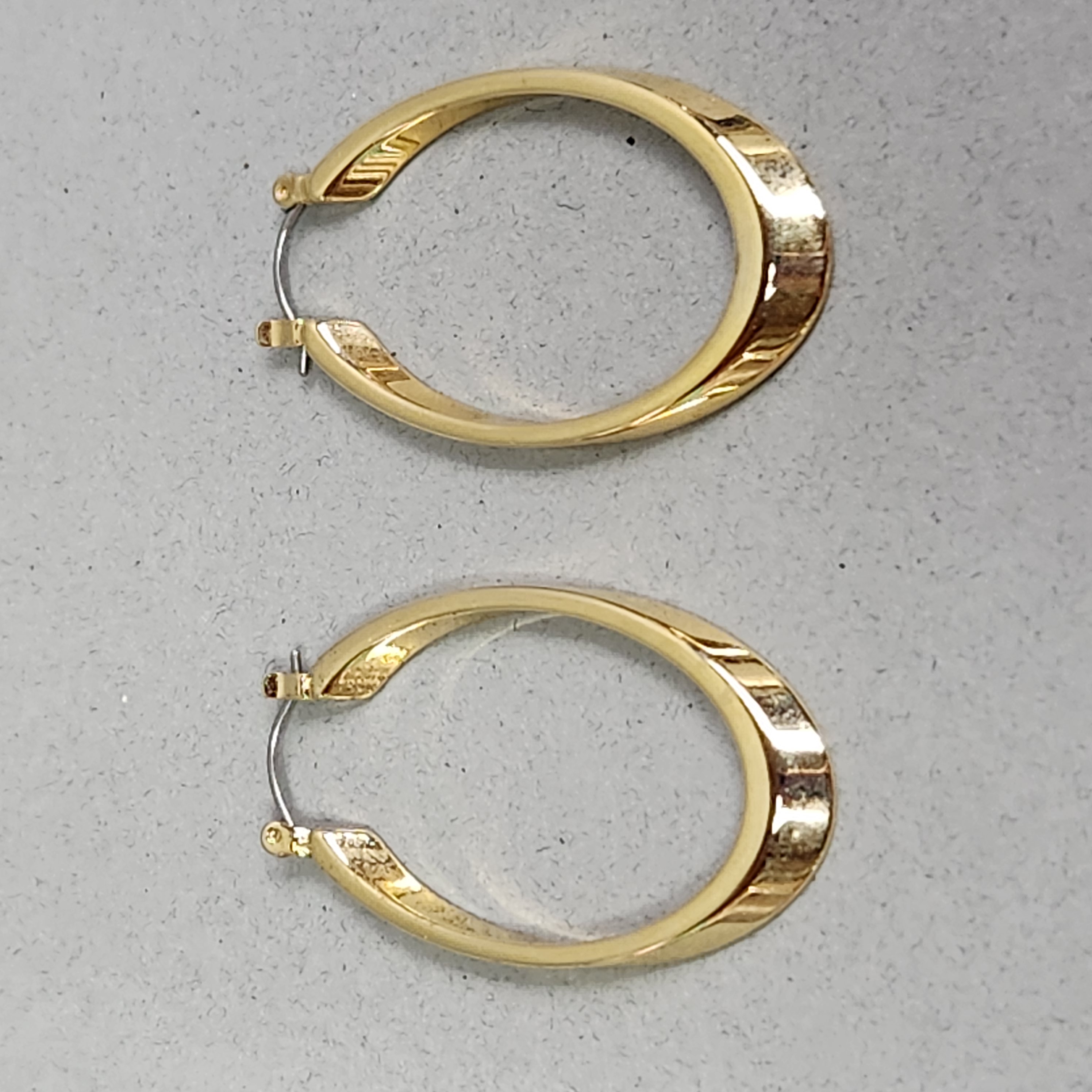 Gold-Tone Hoop Earrings