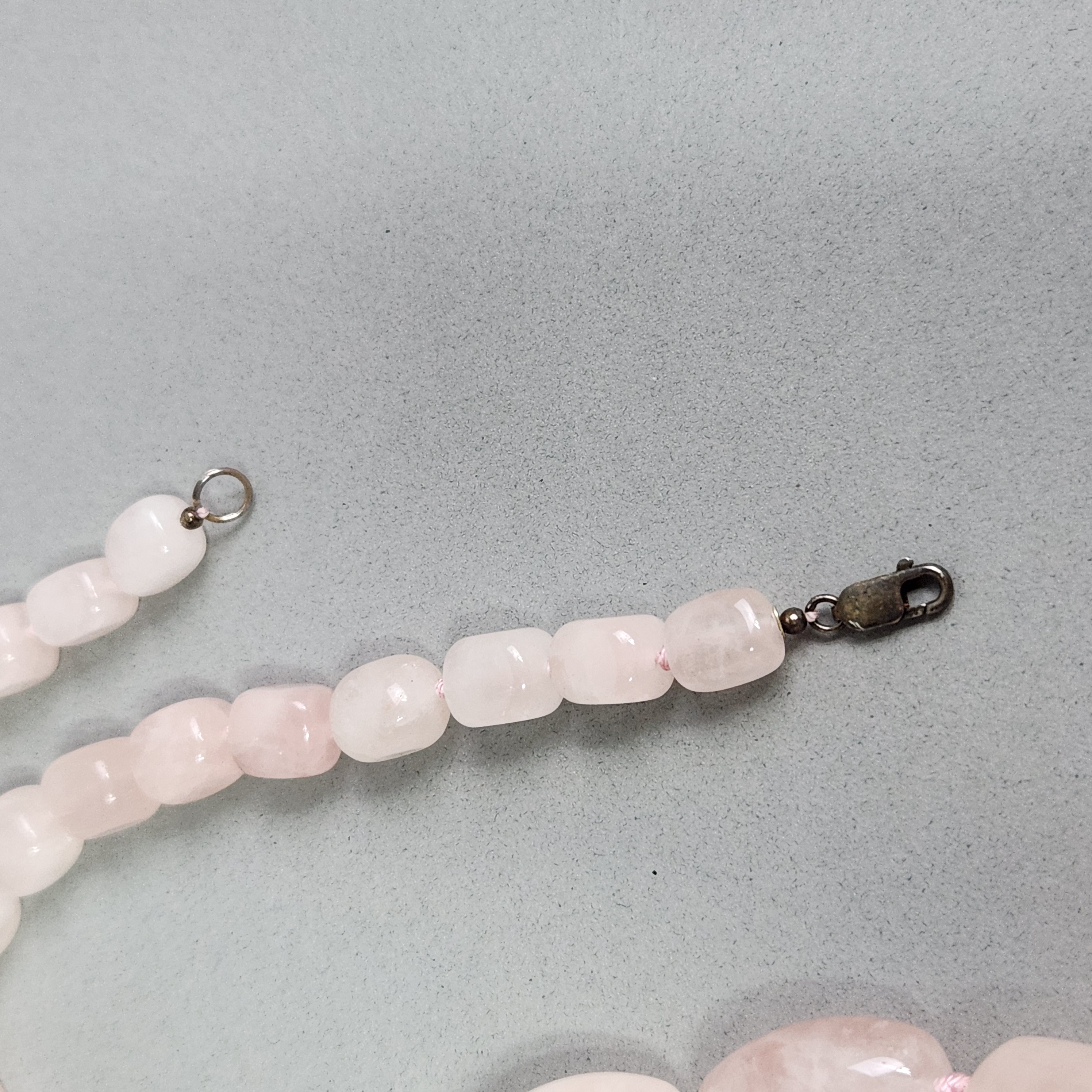 Rose Quartz Bead Necklace