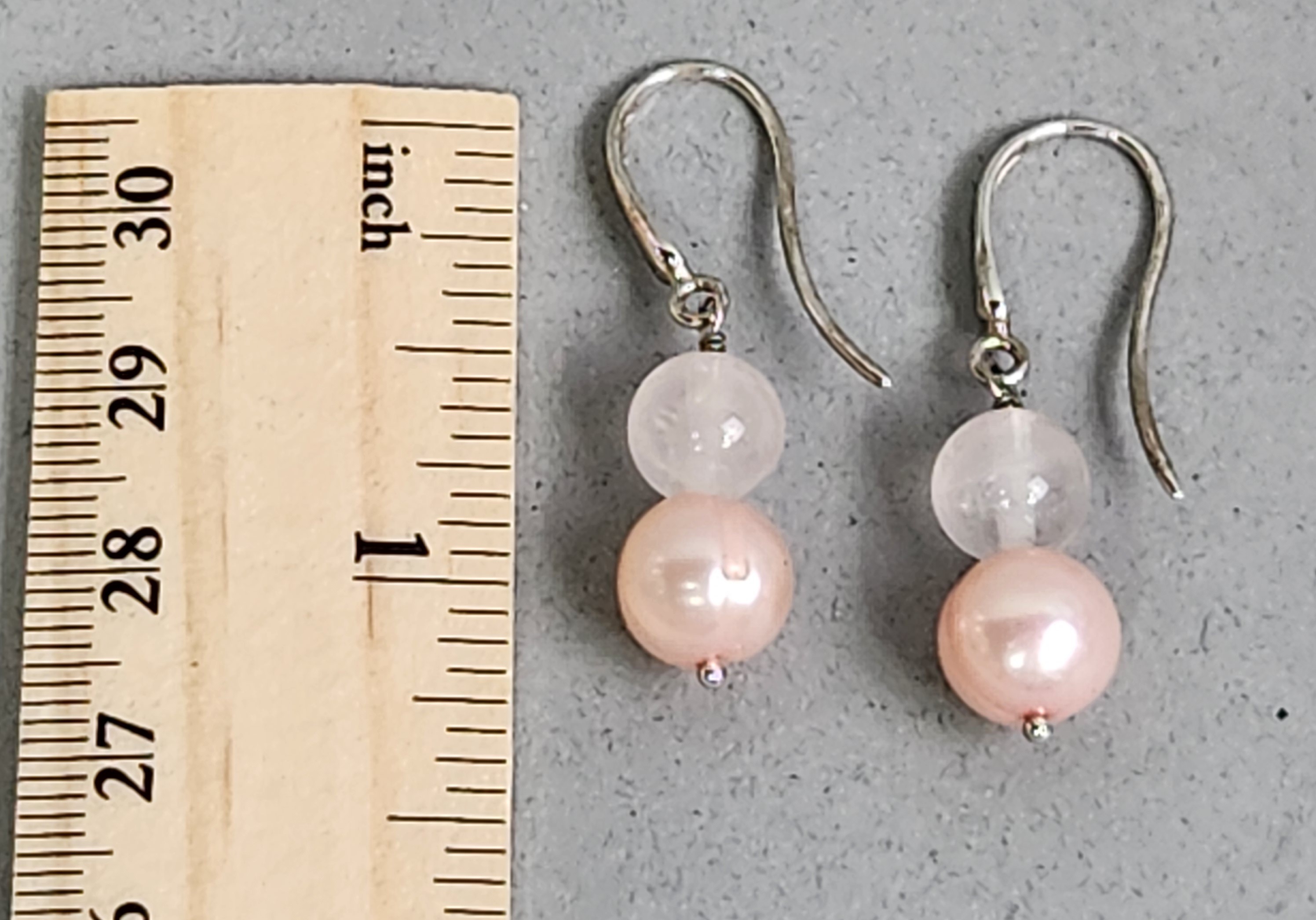 Pink Gemstone Earrings