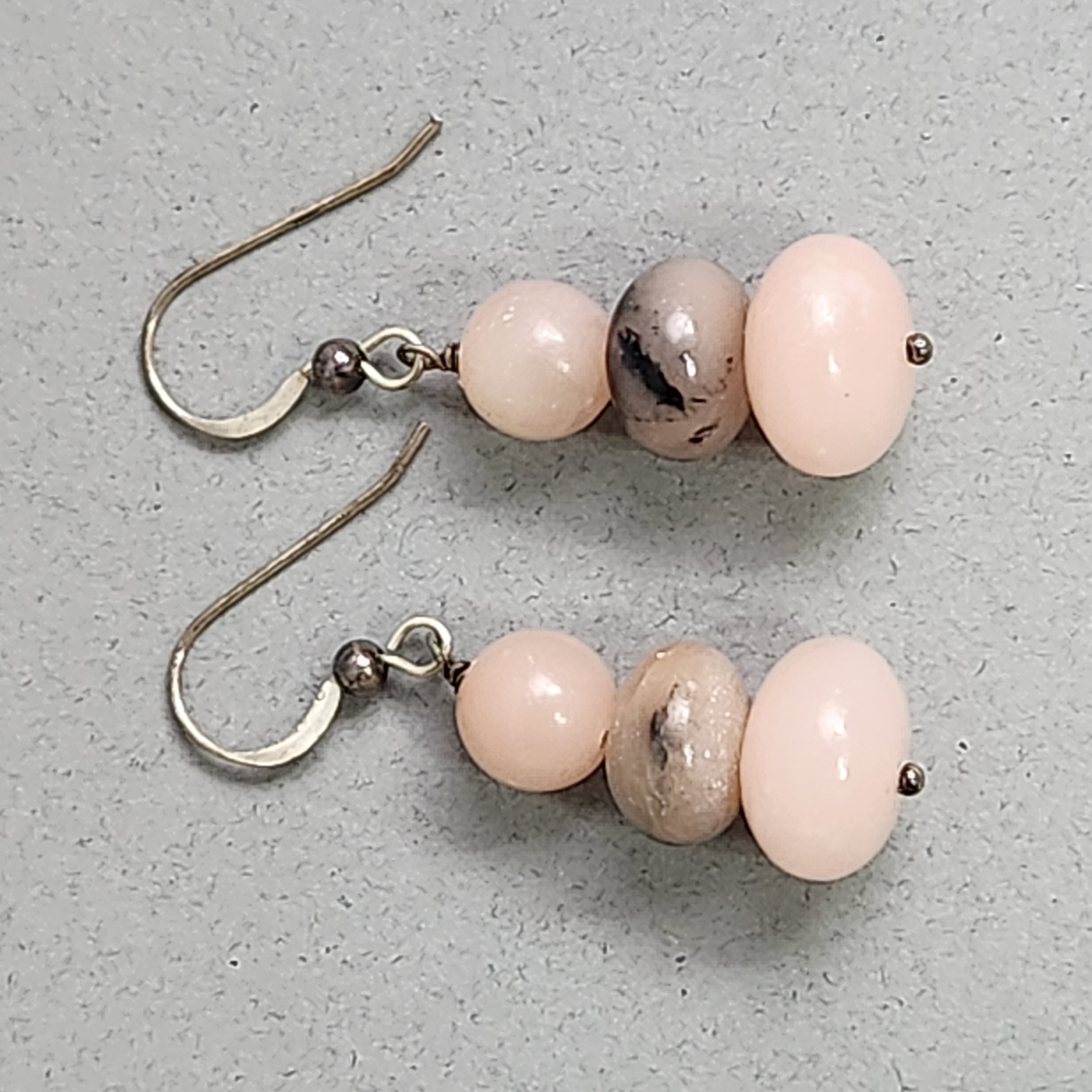 Pink Gemstone Earrings