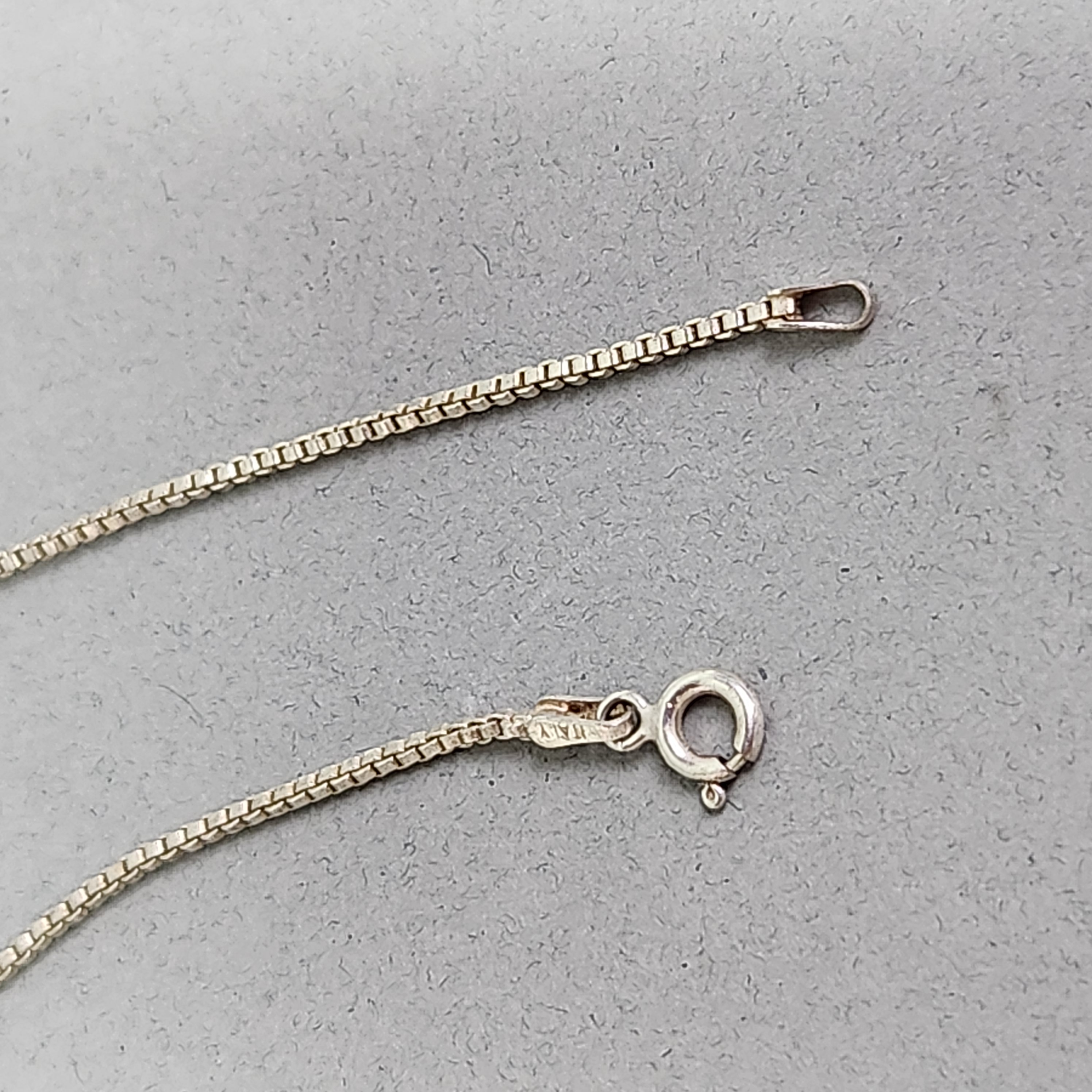 Sterling Pyramid Necklace 5.4 Grams