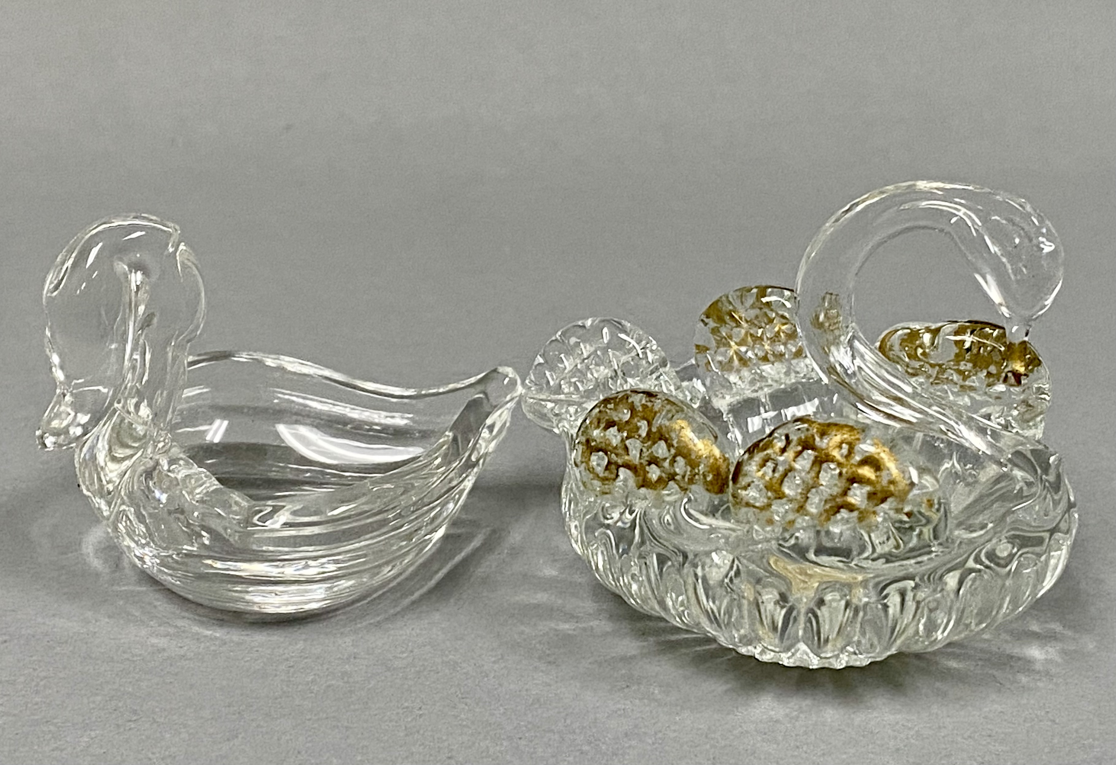 Collection of Porcelain and Glass Swans