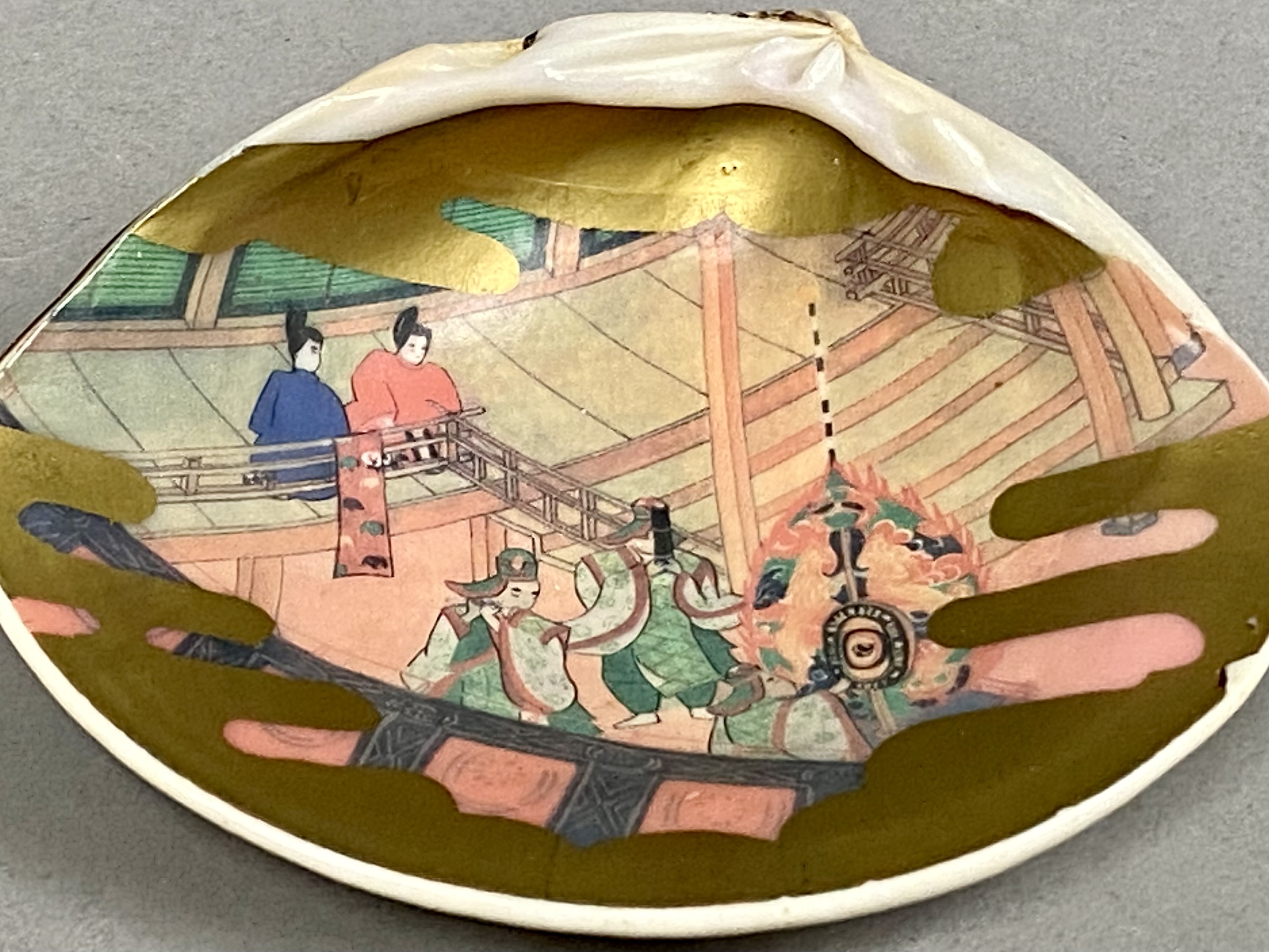Japanese Kai-Awase Shells and Porcelain Salts