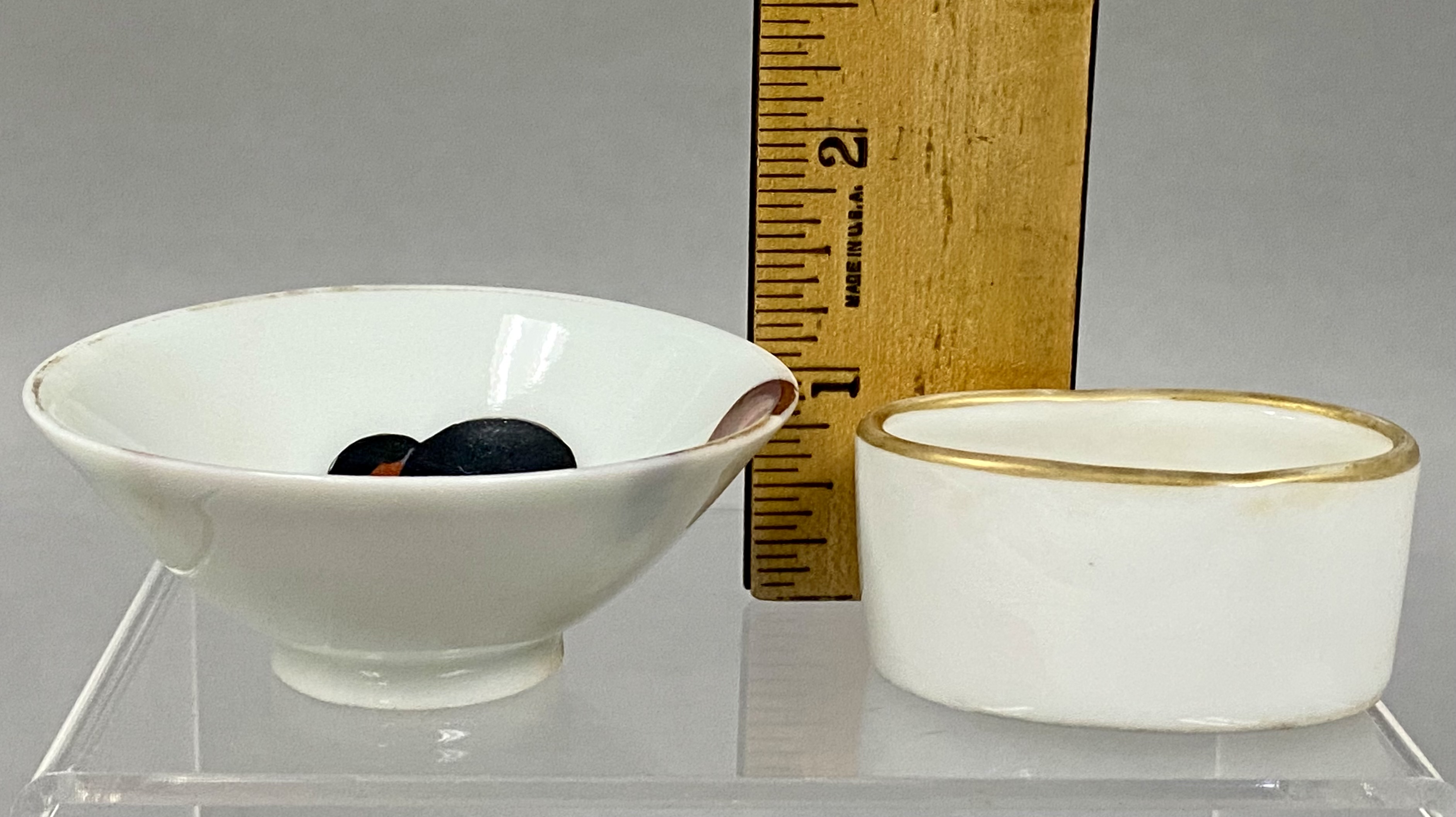 Japanese Kai-Awase Shells and Porcelain Salts