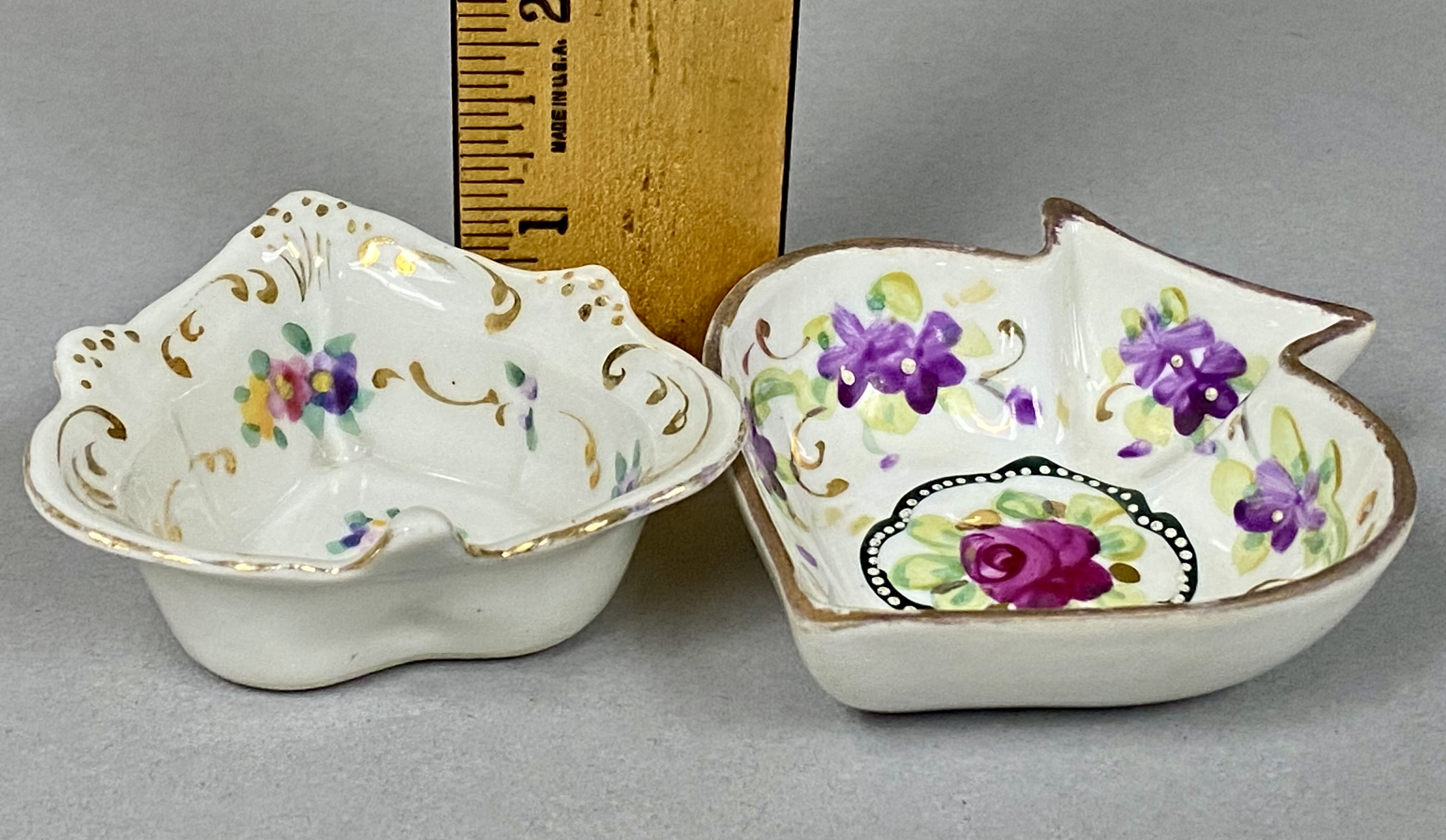 Six Ceramic Salt Cellars