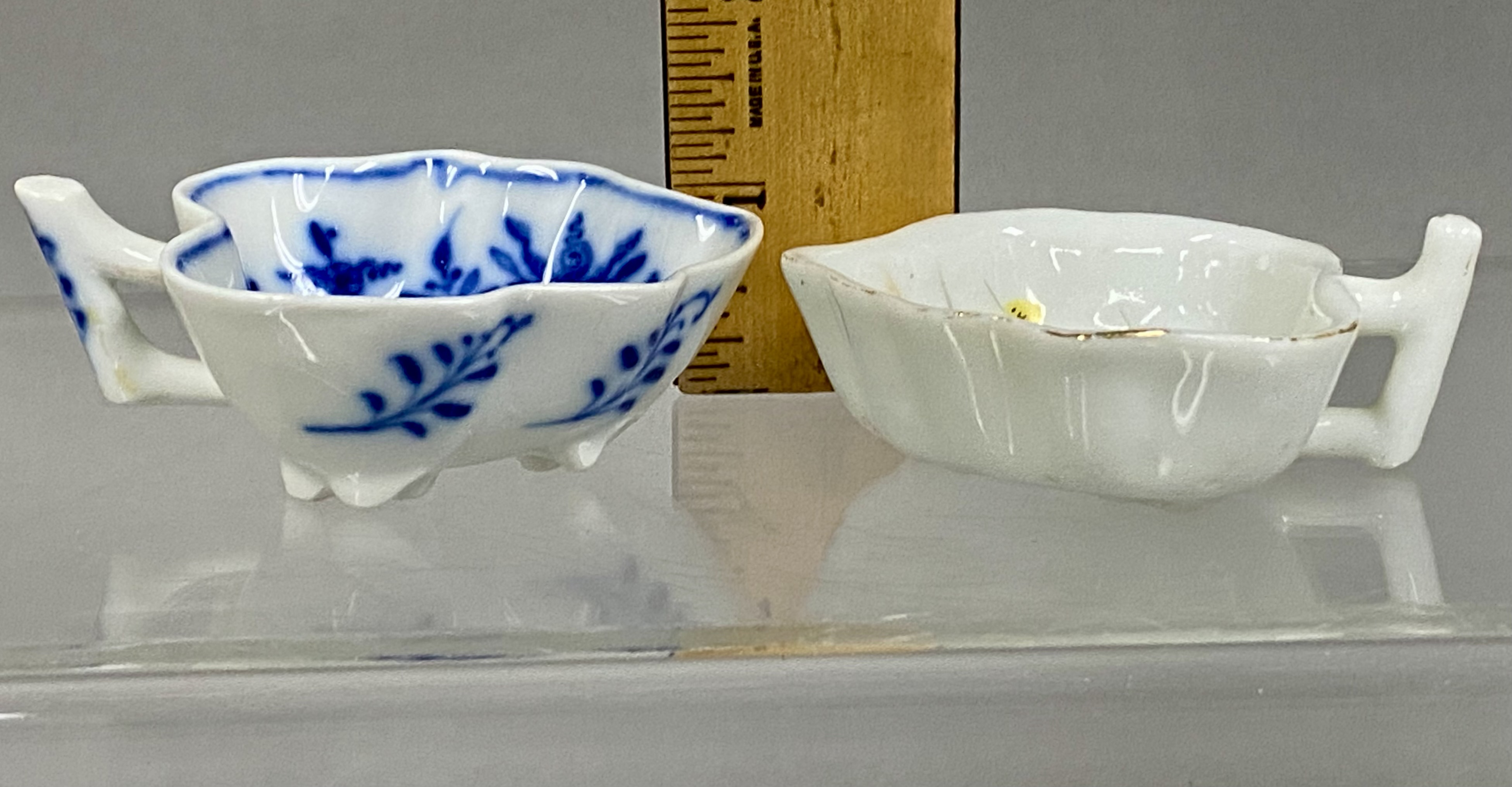 Six Ceramic Salt Cellars