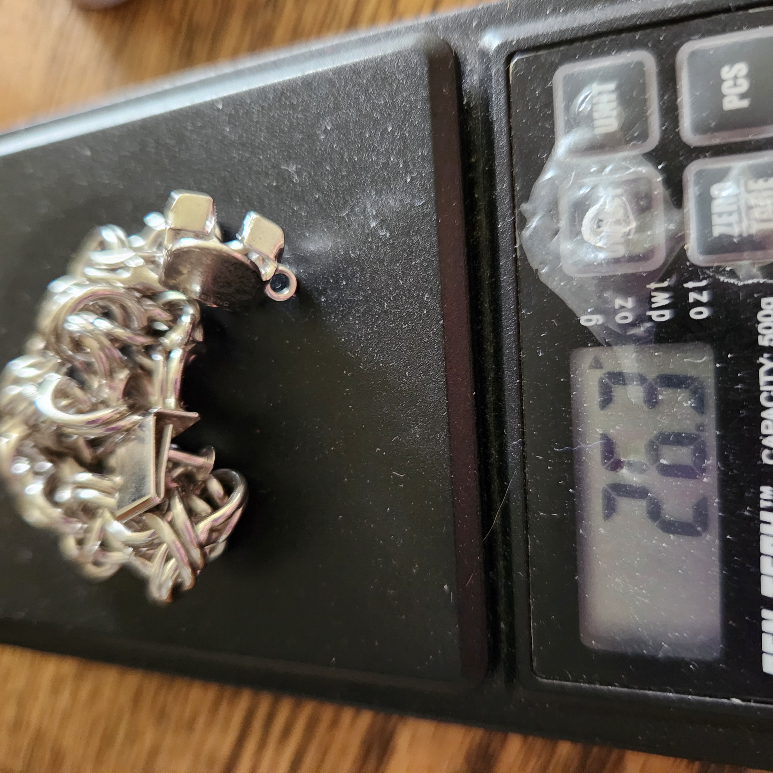 Sterling Double Link Bracelet 26.3 Grams
