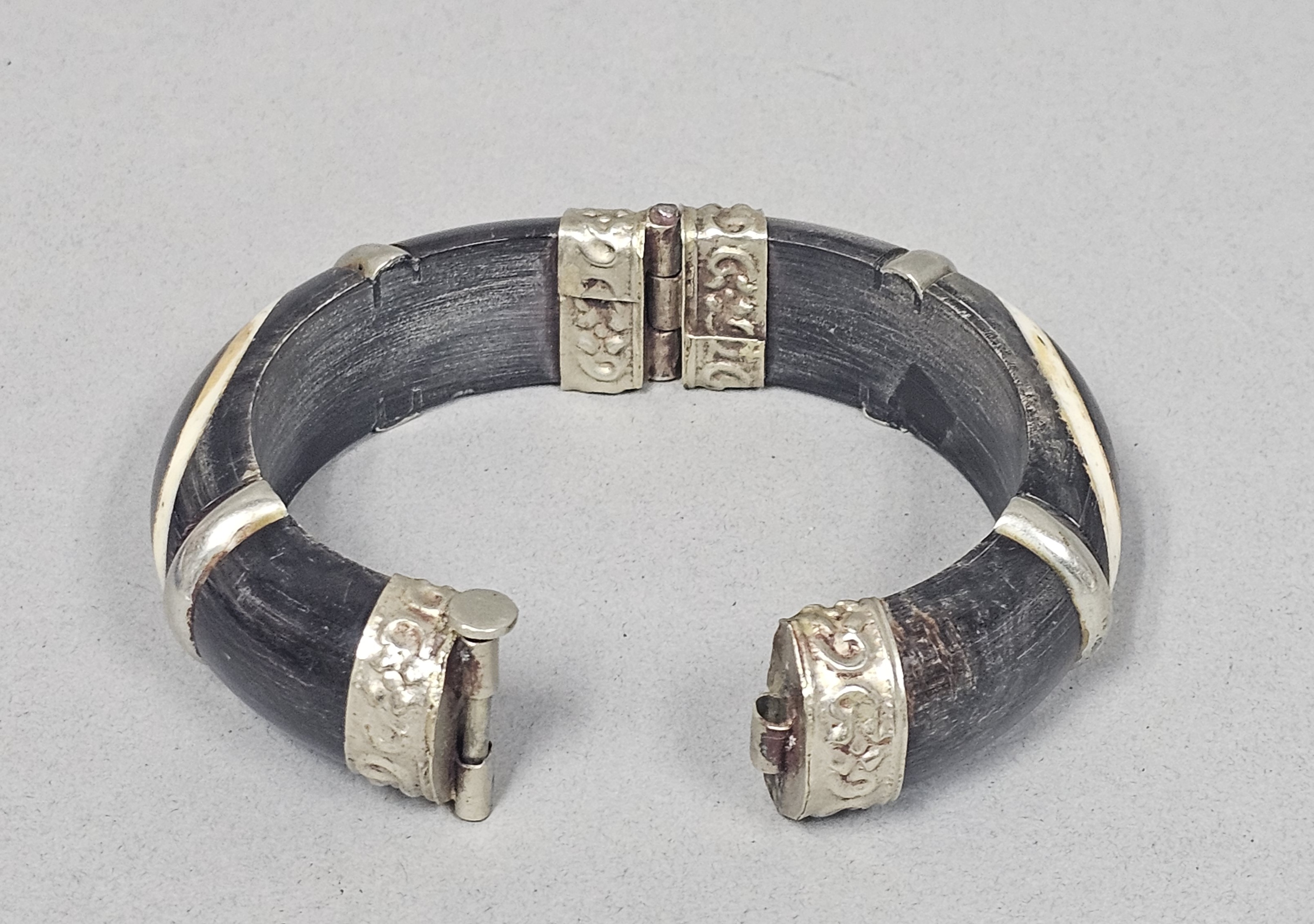 Vintage Horn and Bone Bangle