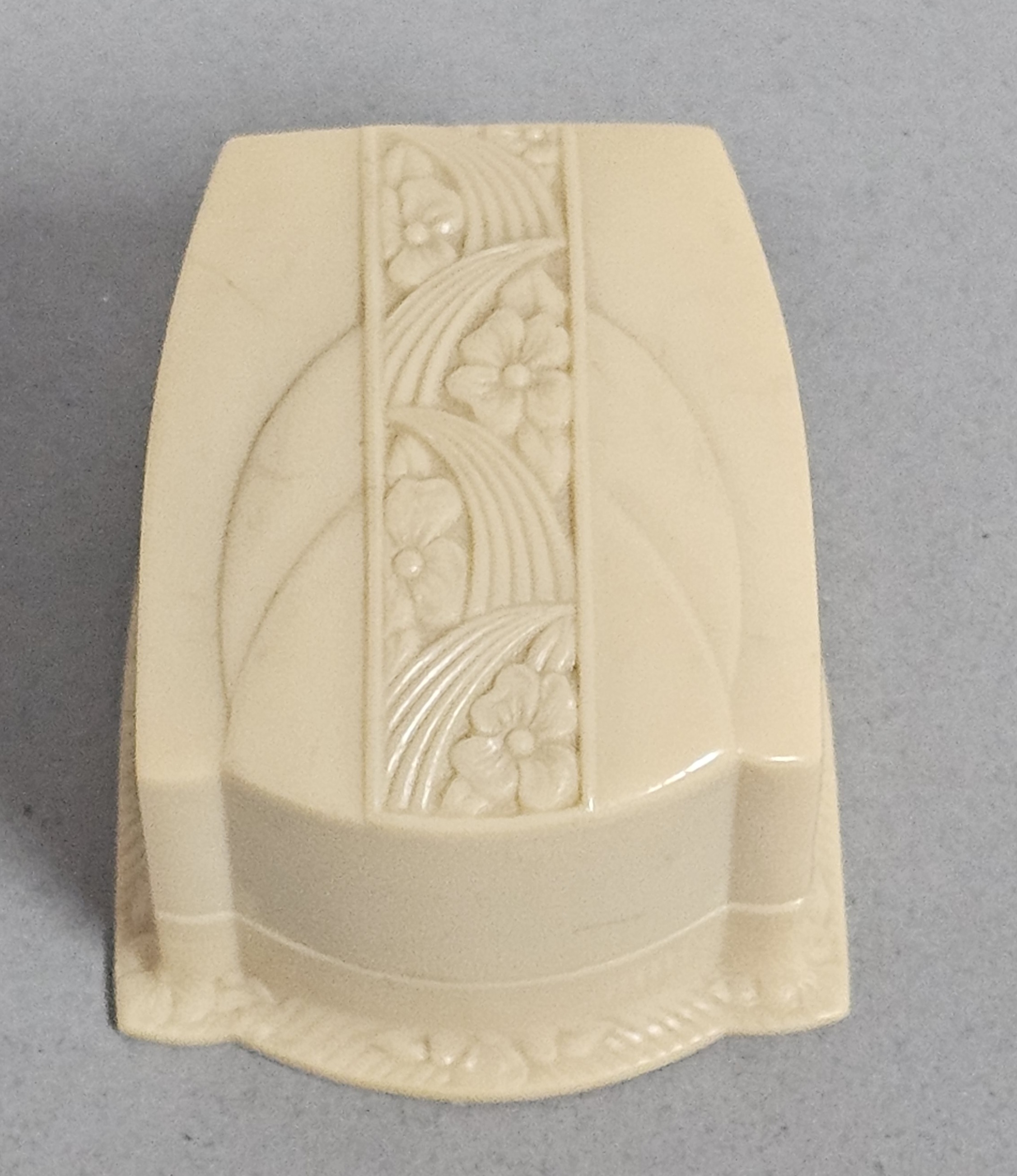 Art Deco Floral Celluloid Ring Box
